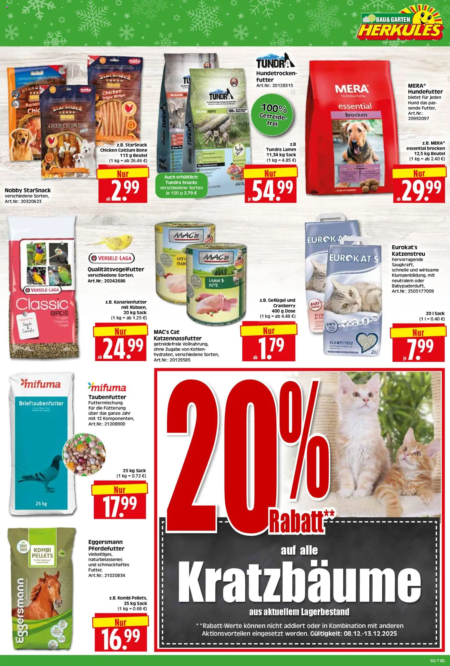 HERKULES Bau & Garten – gültig ab 08.12.2025 | Seite: 7 | Produkte: Pute, Getreide