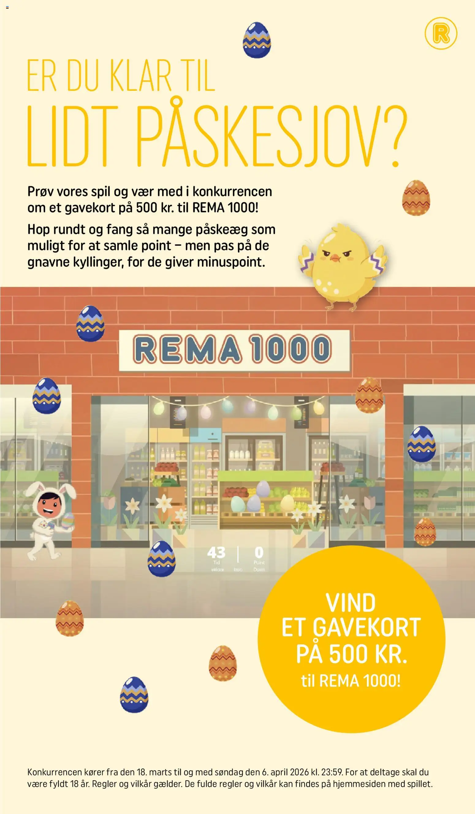 Rema 1000 tilbudsavis – gyldig fra 17.03.2026 | Side: 23 | Produkter: Søm, Spil