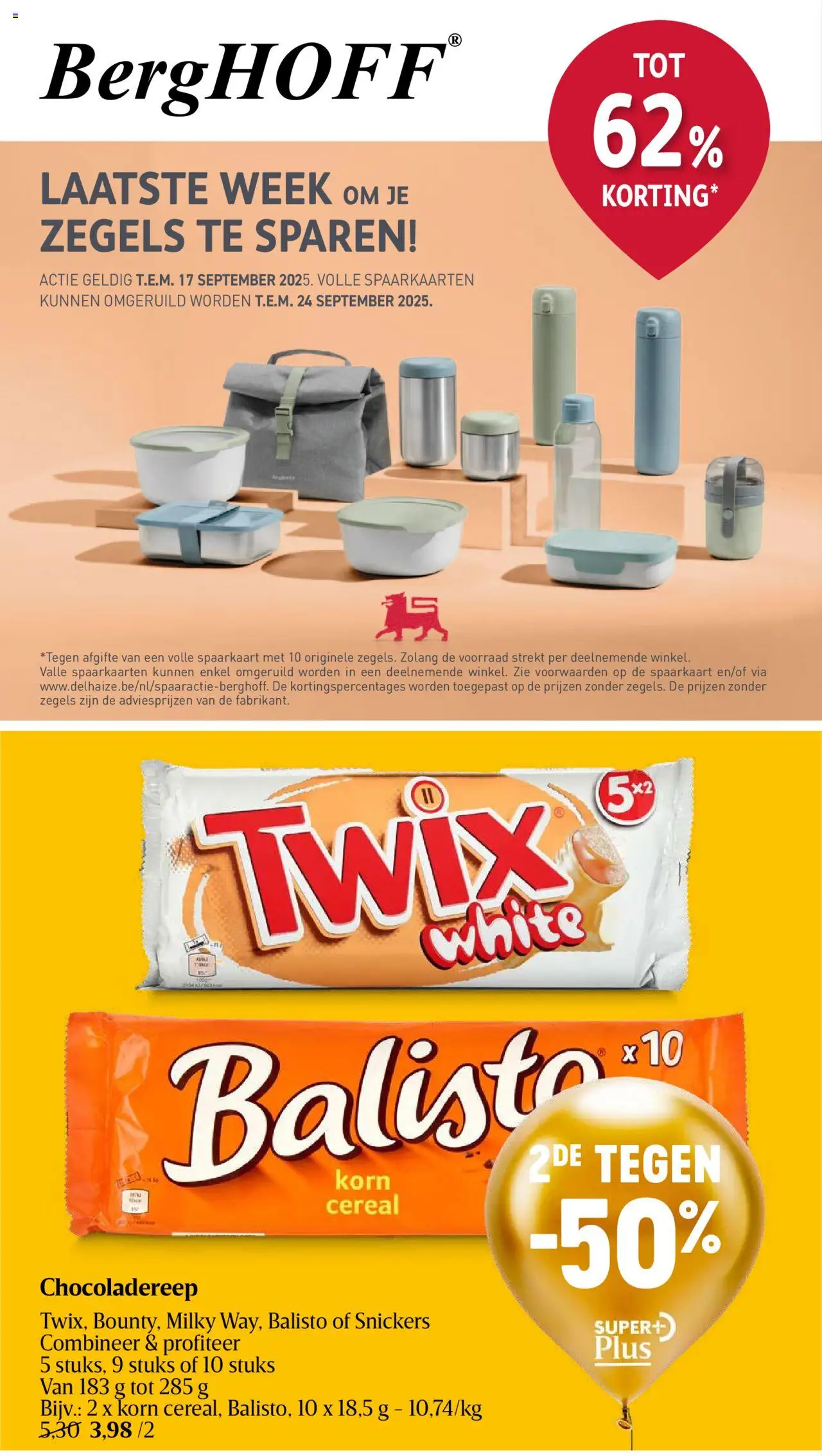  | Pagina: 21 | Producten: Chocoladereep, Twix, Snickers