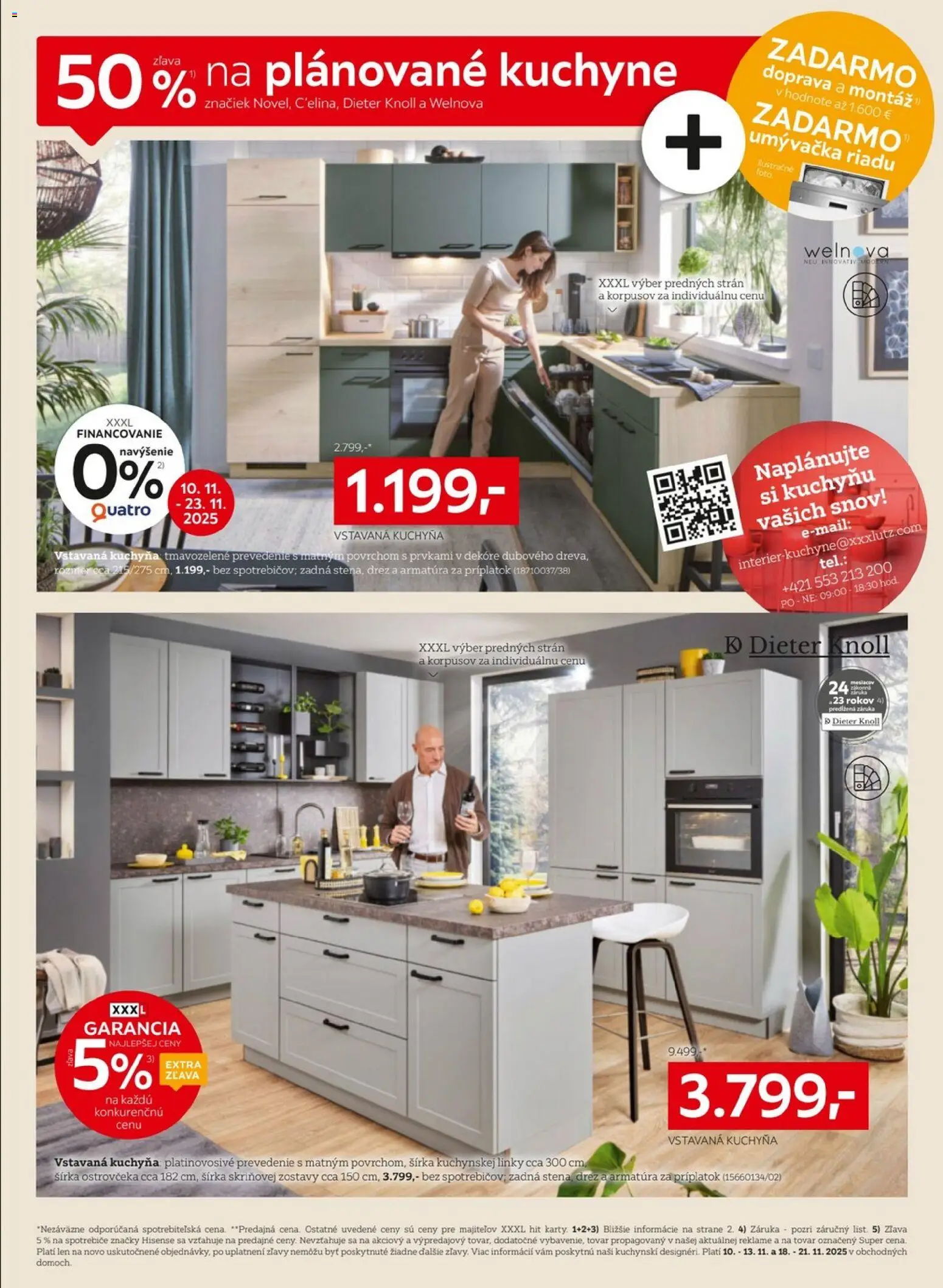 Nové XXXLutz akcie – leták je platný od 10.11.2025 | Strana: 8 | Produkty: Drez, Kuchyňa, Umývačka riadu, Umývačka