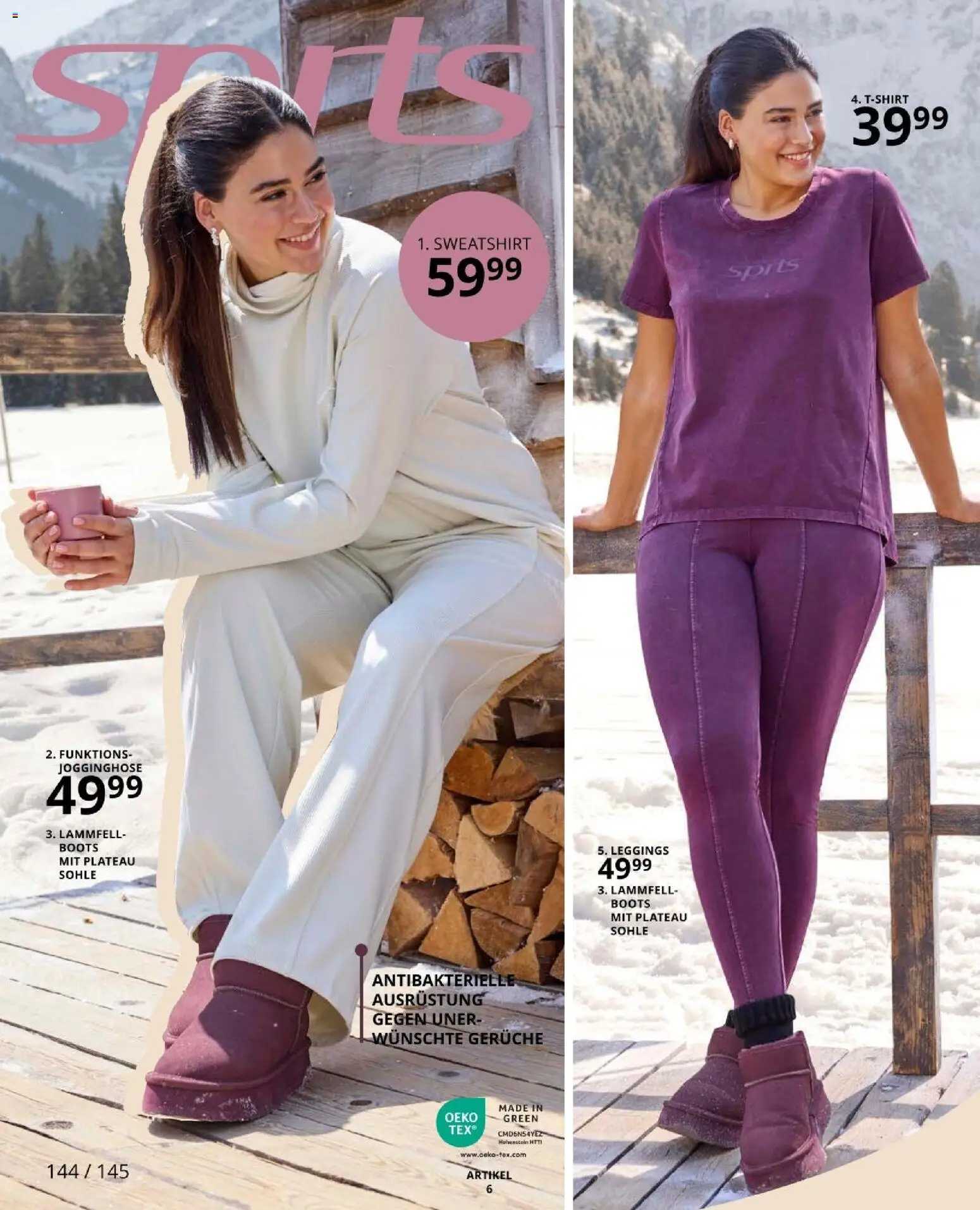Ulla Popken akciós ujság - amely érvényes a következő dátumtól: 01.11.2025 | Oldal: 144 | Termékek: Leggings