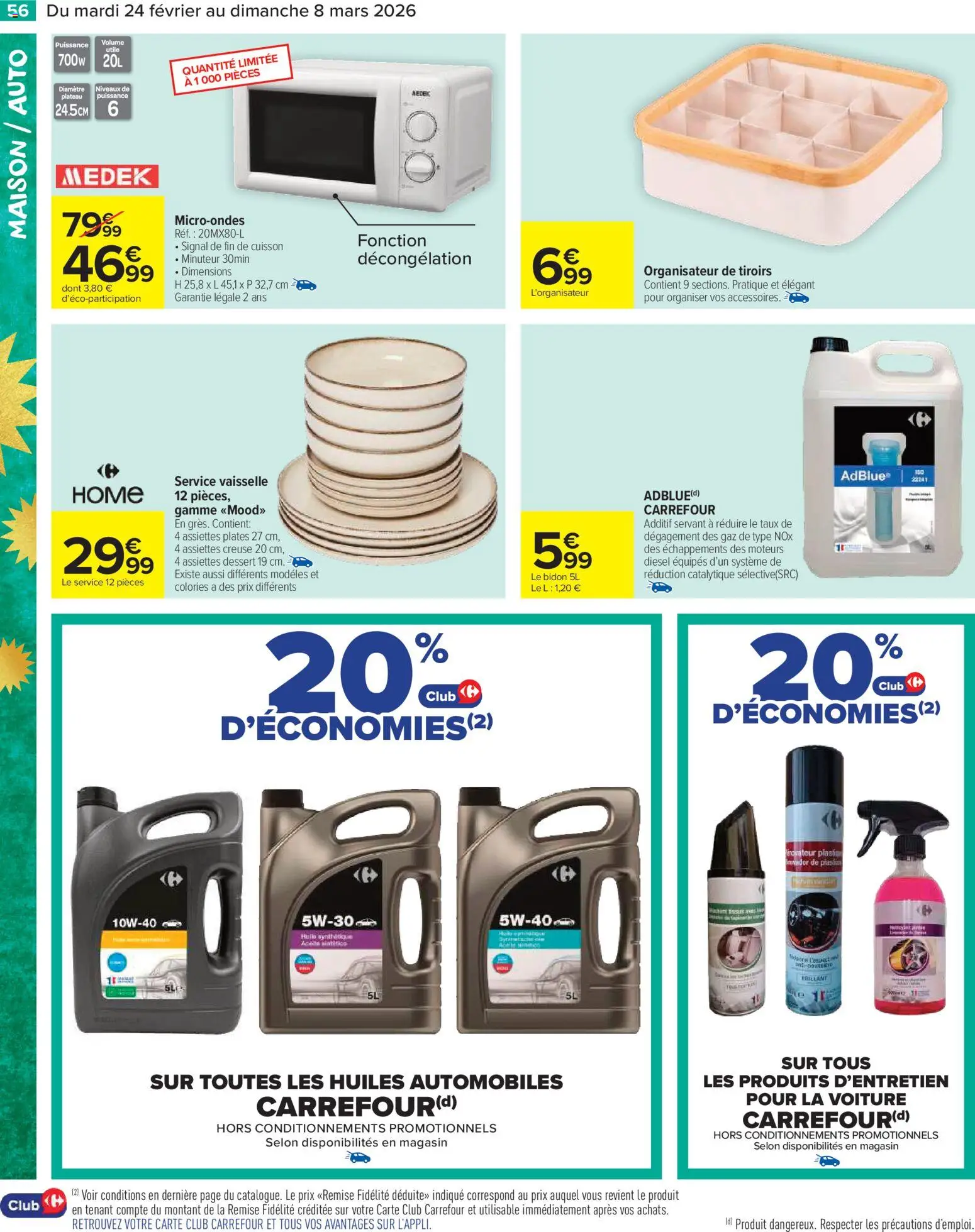 {H1} | Page: 58 | Produits: Plateau, Service vaisselle, Tiroirs, Huile