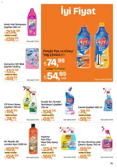 Migros Katalog - Migroskop - 11.09.2025 tarihinden itibaren geçerlidir | Sayfa: 81 | Ürünler: Lavabo, Yağ, Yağ çözücü, Lavabo açıcı