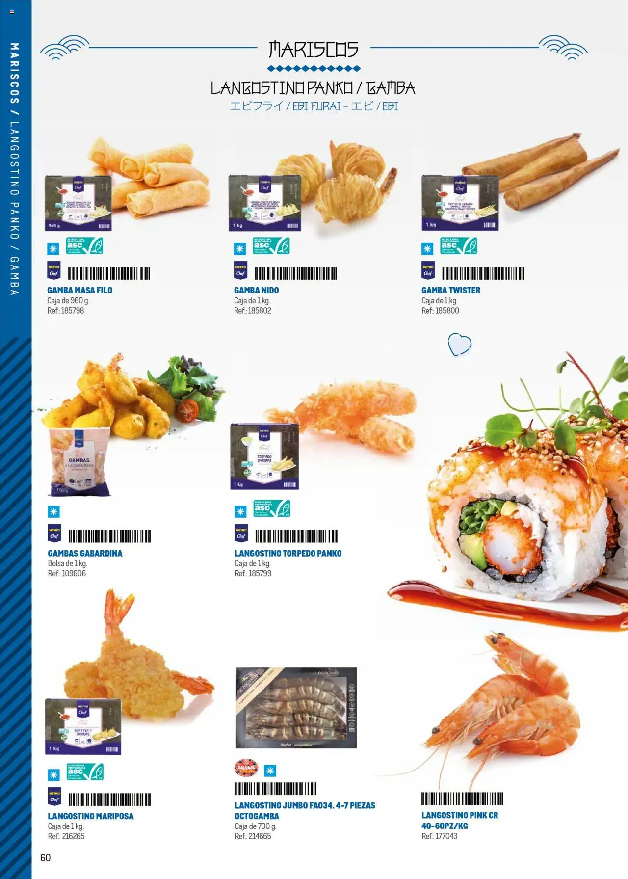 Makro - Cocina fusión asiática Canarias │ válido desde el 04.06.2025 | Página: 60 | Productos: Bolsa, Caja, Langostino, Gamba