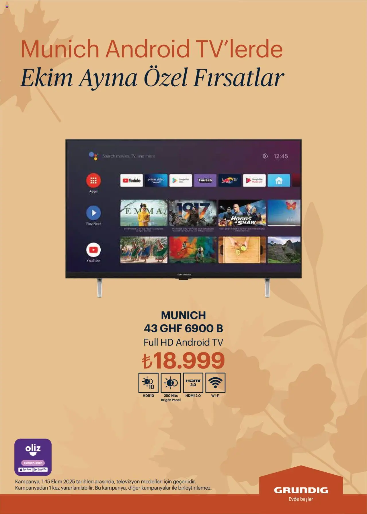 Arçelik Katalog - 01.10.2025 tarihinden itibaren geçerlidir | Sayfa: 89 | Ürünler: TV, Televizyon, Video