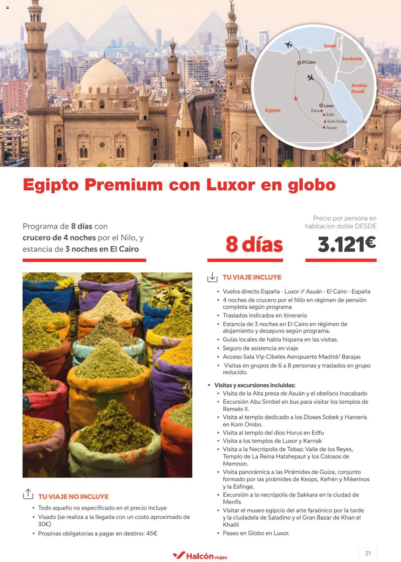 Halcón Viajes Egipto │ válido desde el 15.04.2024 | Página: 21