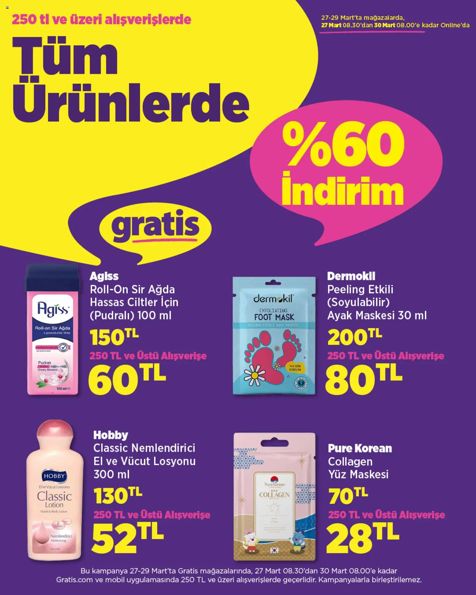 Gratis İndirim - 27.03.2026 tarihinden itibaren geçerlidir | Sayfa: 6 | Ürünler: Peeling