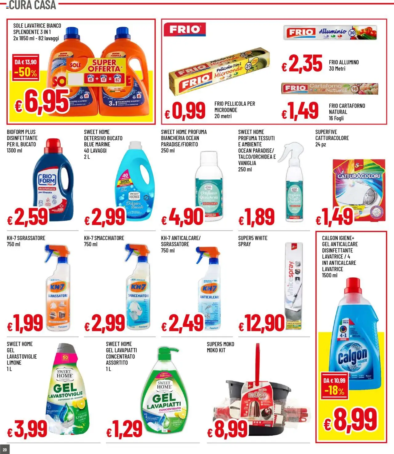 Volantino Galassia del 11.08.2025 | Pagina: 20 | Prodotti: Limone, Lavatrice, Lavastoviglie, Pellicola