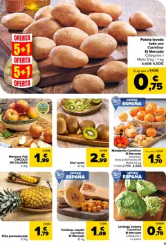 Vista previa Carrefour folleto válido desde el 15.01.2026 | Página: 4 | Productos: Πράσινο τσάι, Piña, Kiwi, Manzana