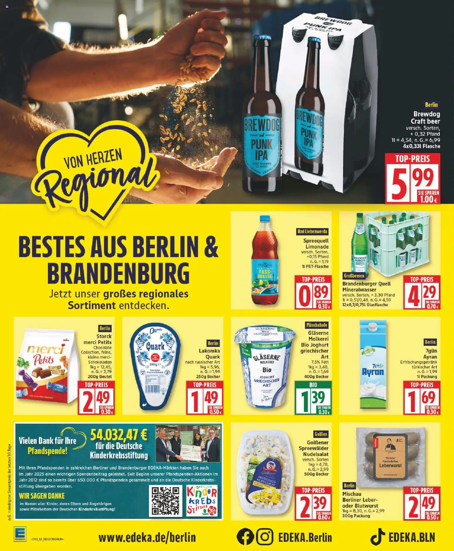 Edeka Prospekt 	 – gültig ab 02.03.2026 | Seite: 12 | Produkte: Berliner, Merci, Joghurt, Bad