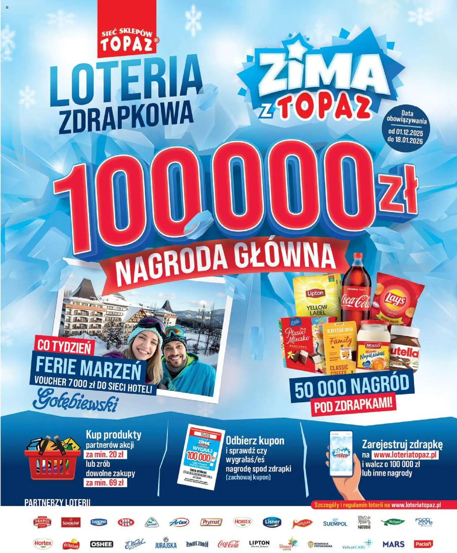 Topaz Gazetka - Ceny małe na stałe od 18.12.2025 | Strona: 5 | Produkty: Coca cola