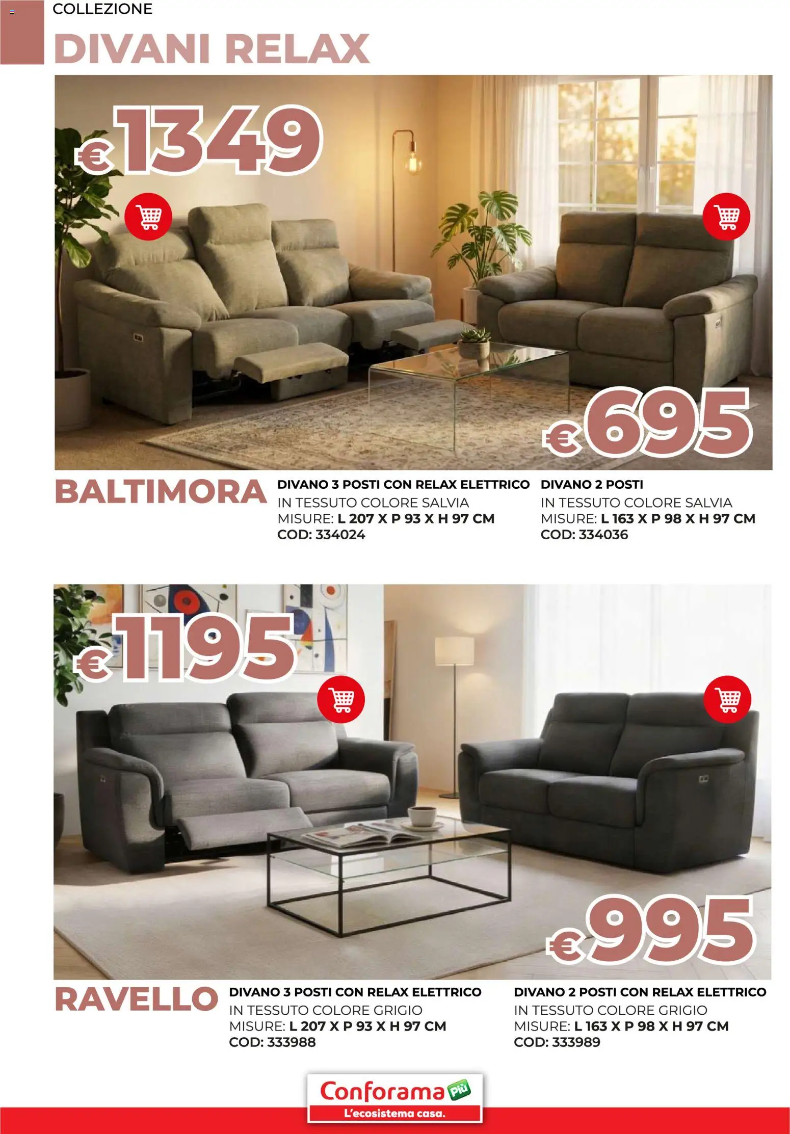Volantino Conforama del 11.02.2026 | Pagina: 32 | Prodotti: Divano
