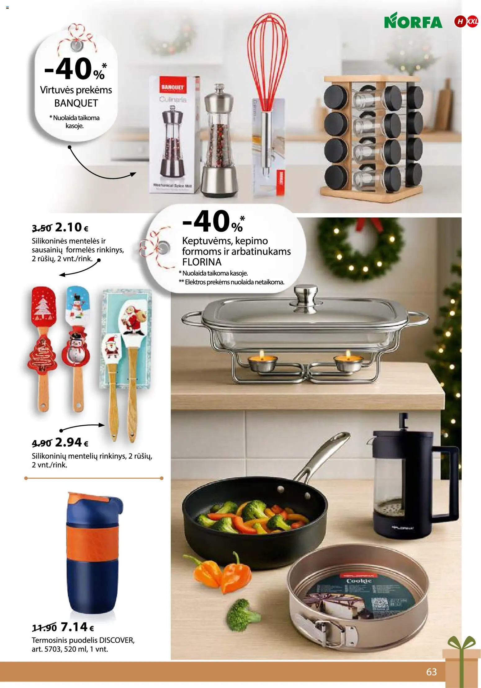 NORFA akcijos nuo 18.11.2025 | Puslapis: 63 | Prekių: Puodelis