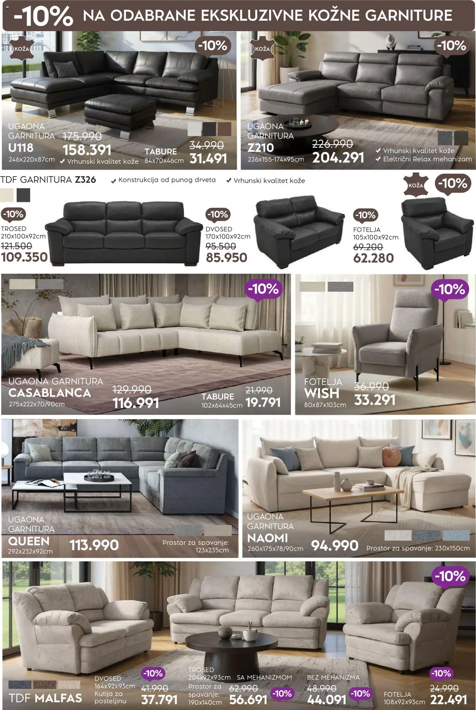 Matis katalog - važi od 01.03.2026 | Strana: 8 | Proizvode: Fotelja, Tabure, Trosed, Dvosed