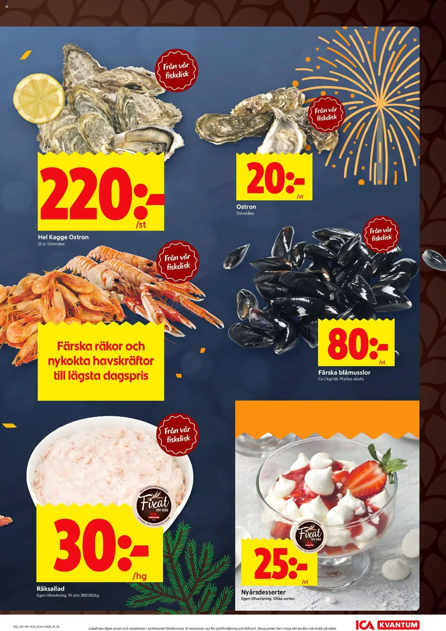 ICA Kvantum reklamblad aktuell från 30.12.2025 | Sida: 7 | Produkter: Räkor