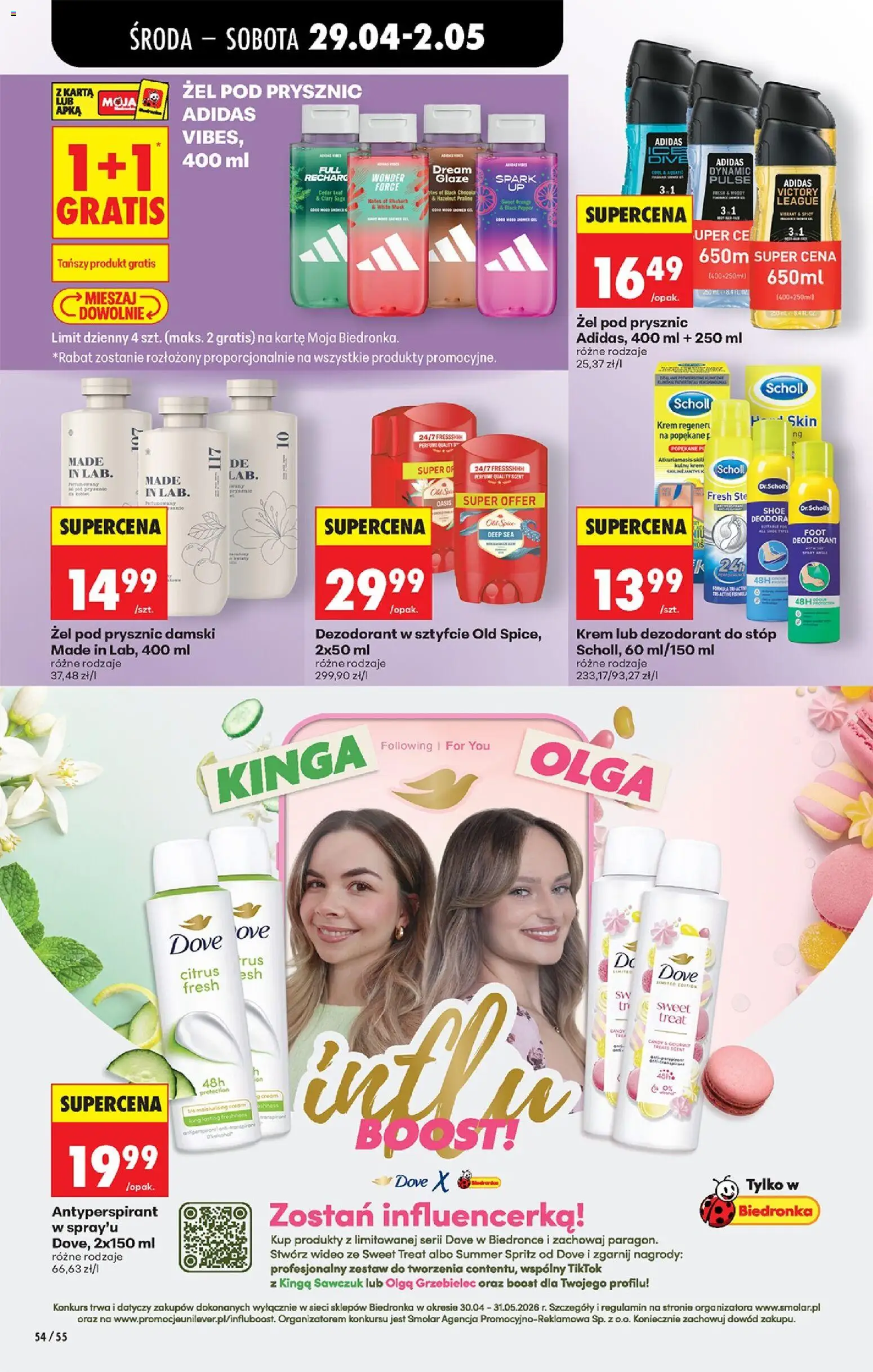 Biedronka Polsko leták - Codziennie niskie ceny od 29.04.2026 | Strana: 93 | Produkty: Deodorant, Krém, Spritz, Dove