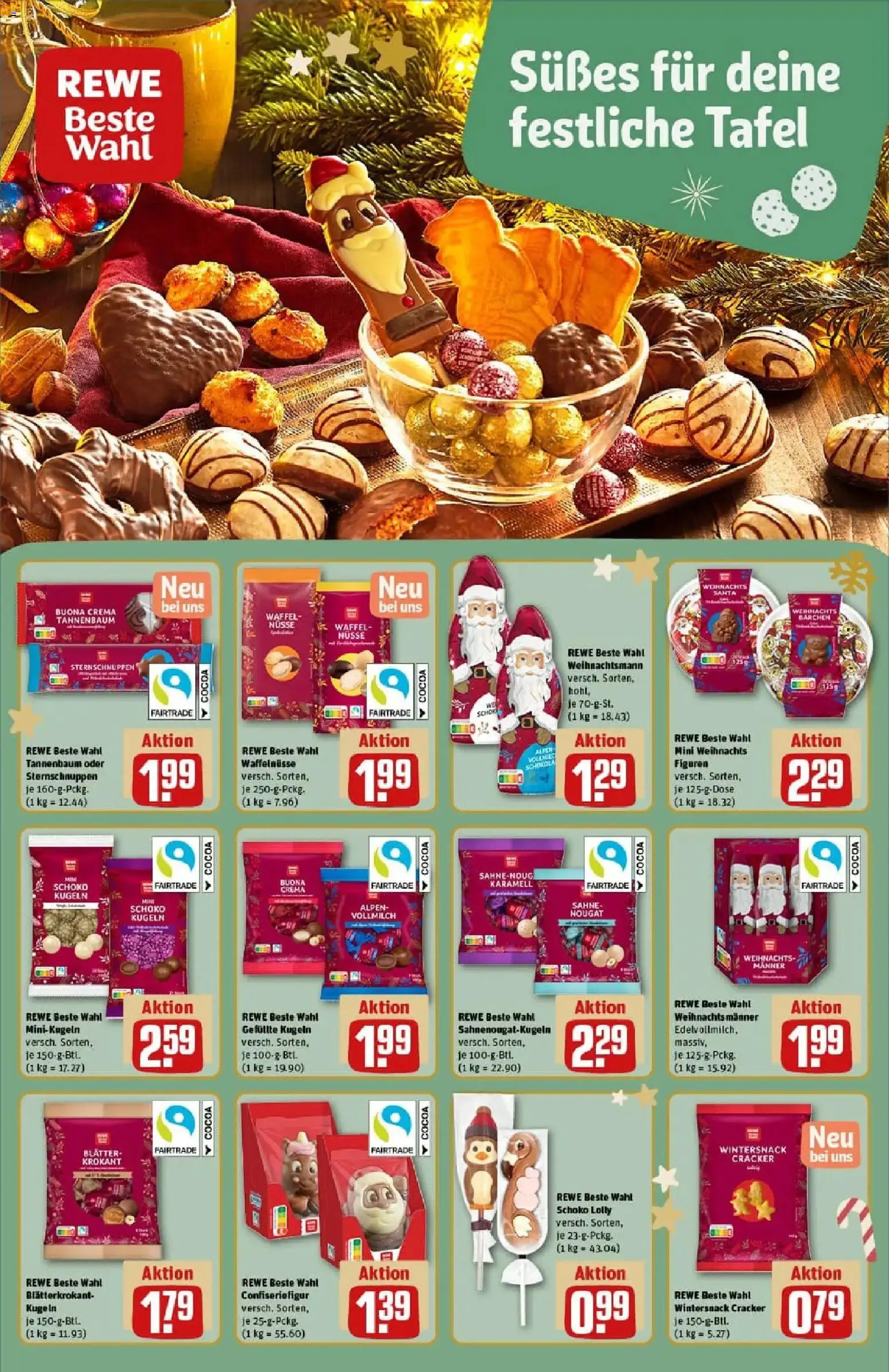 Rewe prospekt Lutherstadt Eisleben	 – gültig ab 01.12.2025 | Seite: 17 | Produkte: Nüsse, Sahne