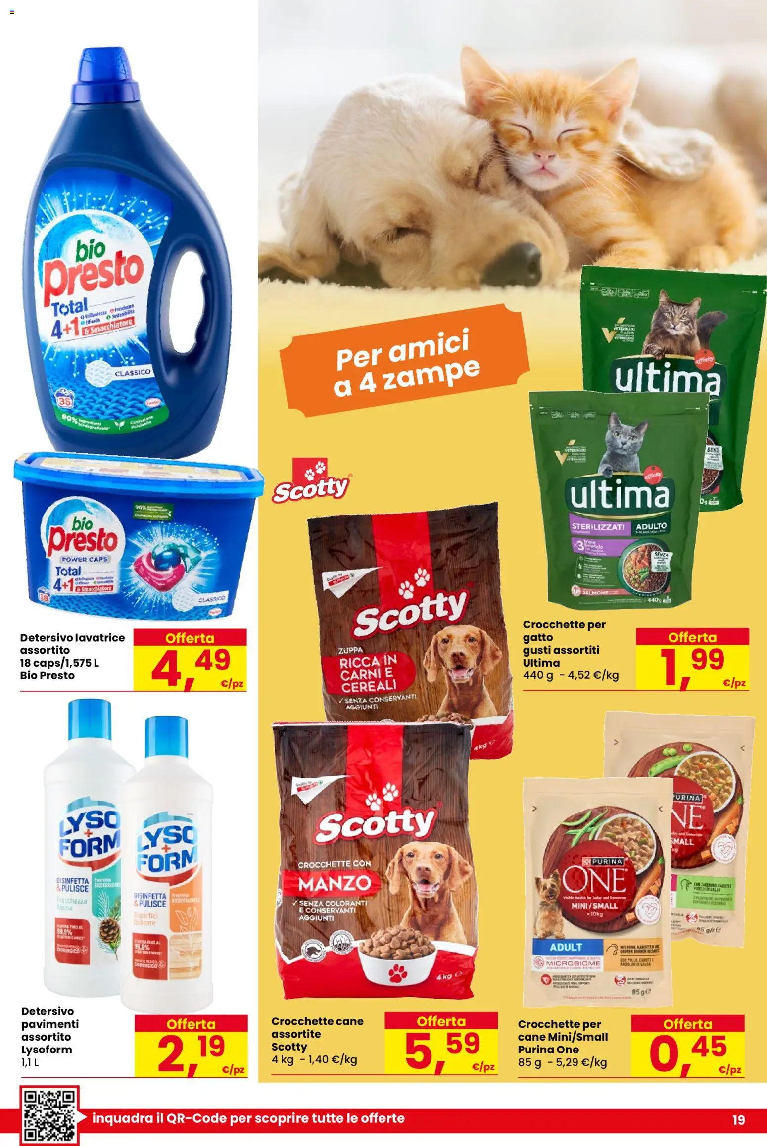 Volantino Despar del 30.10.2025 | Pagina: 19 | Prodotti: Salmone, Smacchiatore, Lavatrice, Crocchette cane