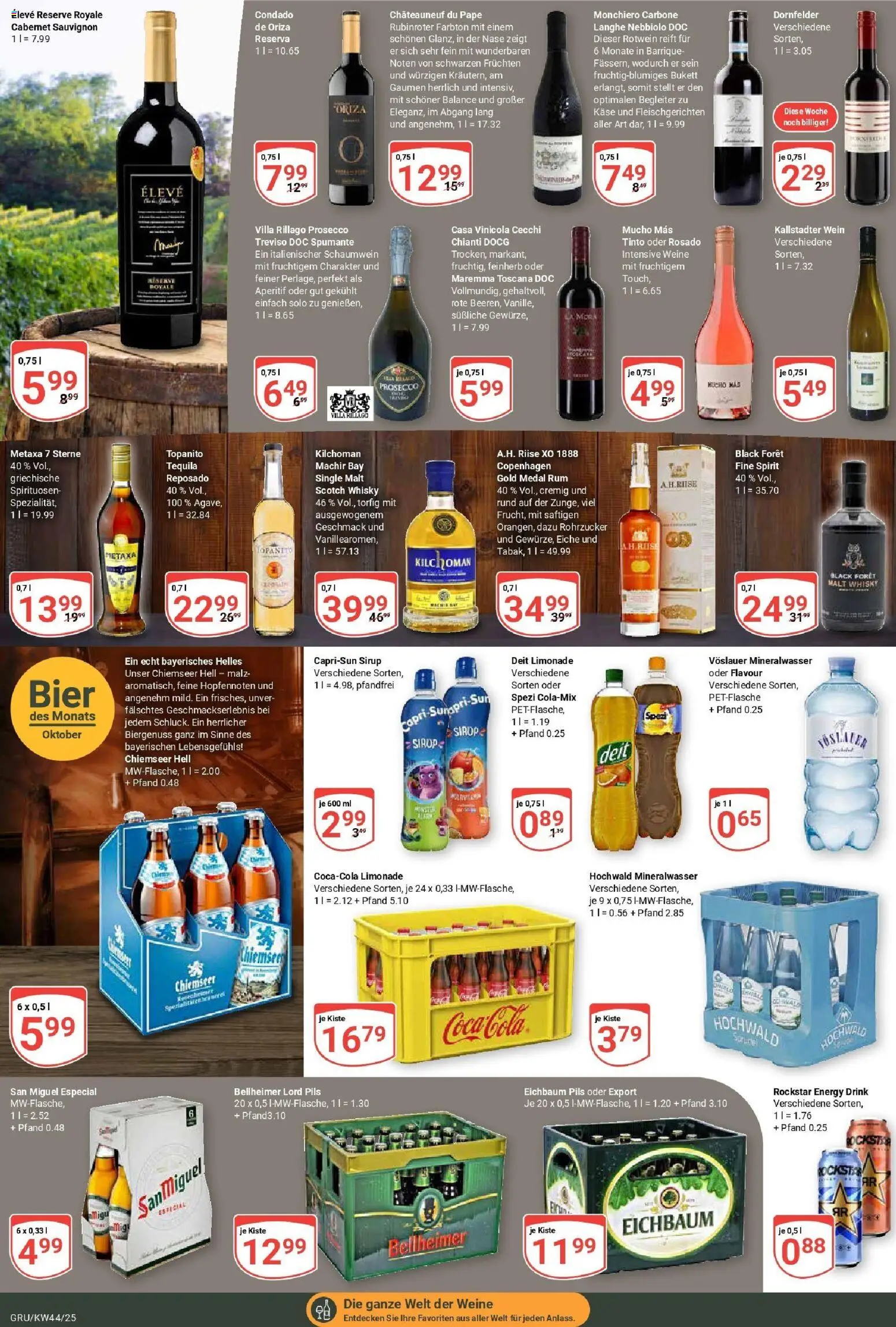 Globus prospekt Grünstadt	 – gültig ab 26.10.2025 | Seite: 17 | Produkte: Rockstar energy, Bier, Rotwein, Pils