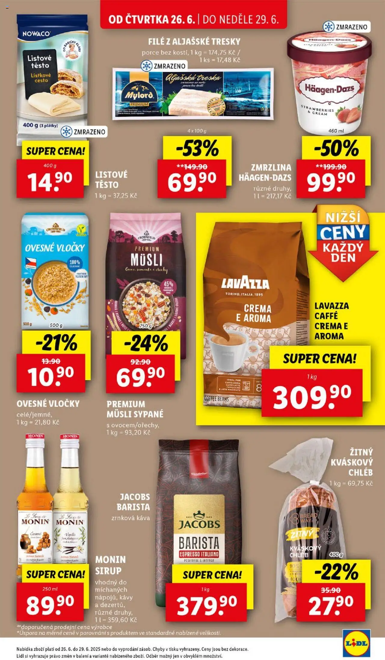 Lidl leták od 26.06.2025 | Strana: 17 | Produkty: Vegan, Monin sirup, Jacobs, Cappuccino