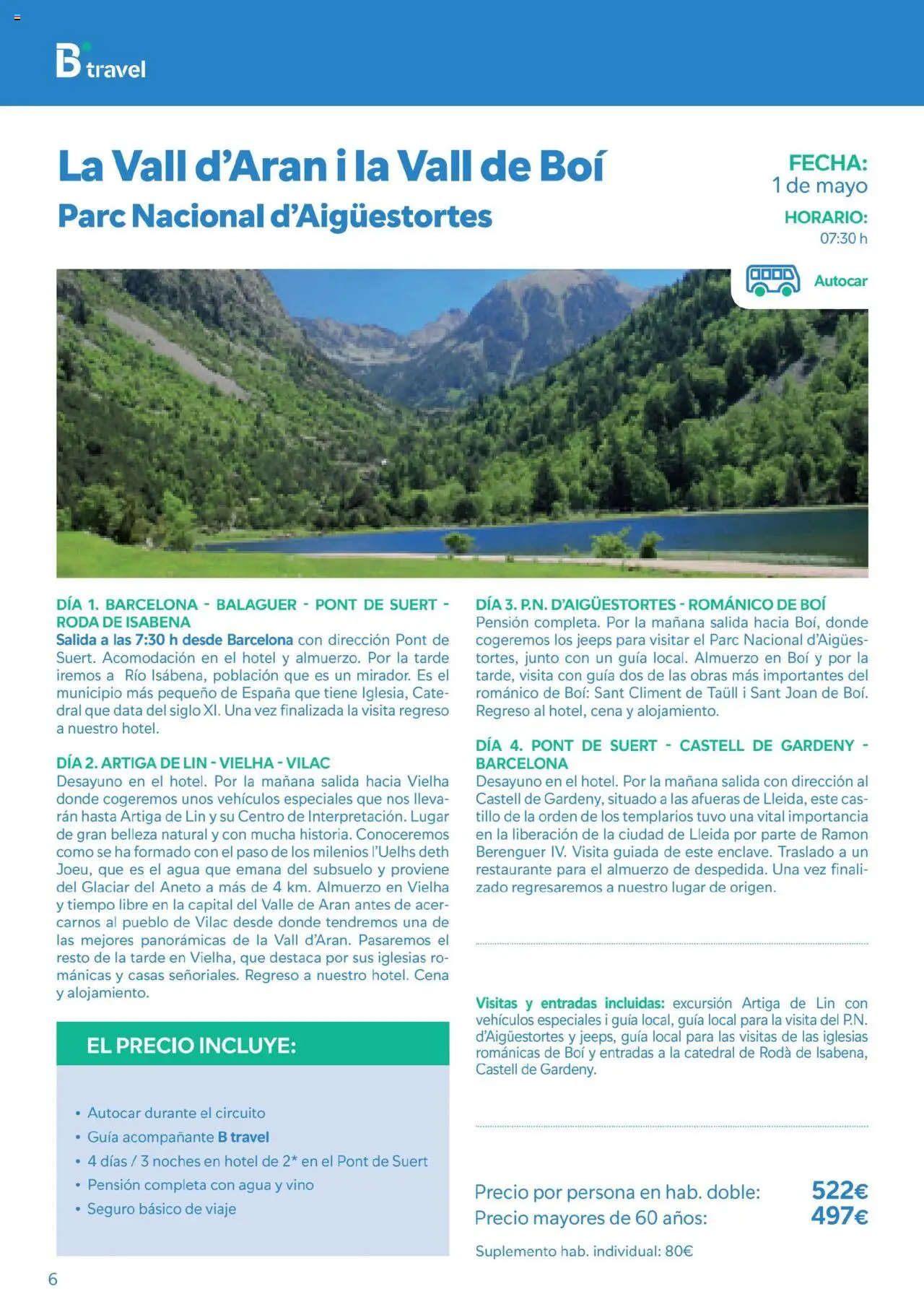 B the travel brand Viatges i Excursions │ válido desde el 01.05.2025 | Página: 6 | Productos: Vino