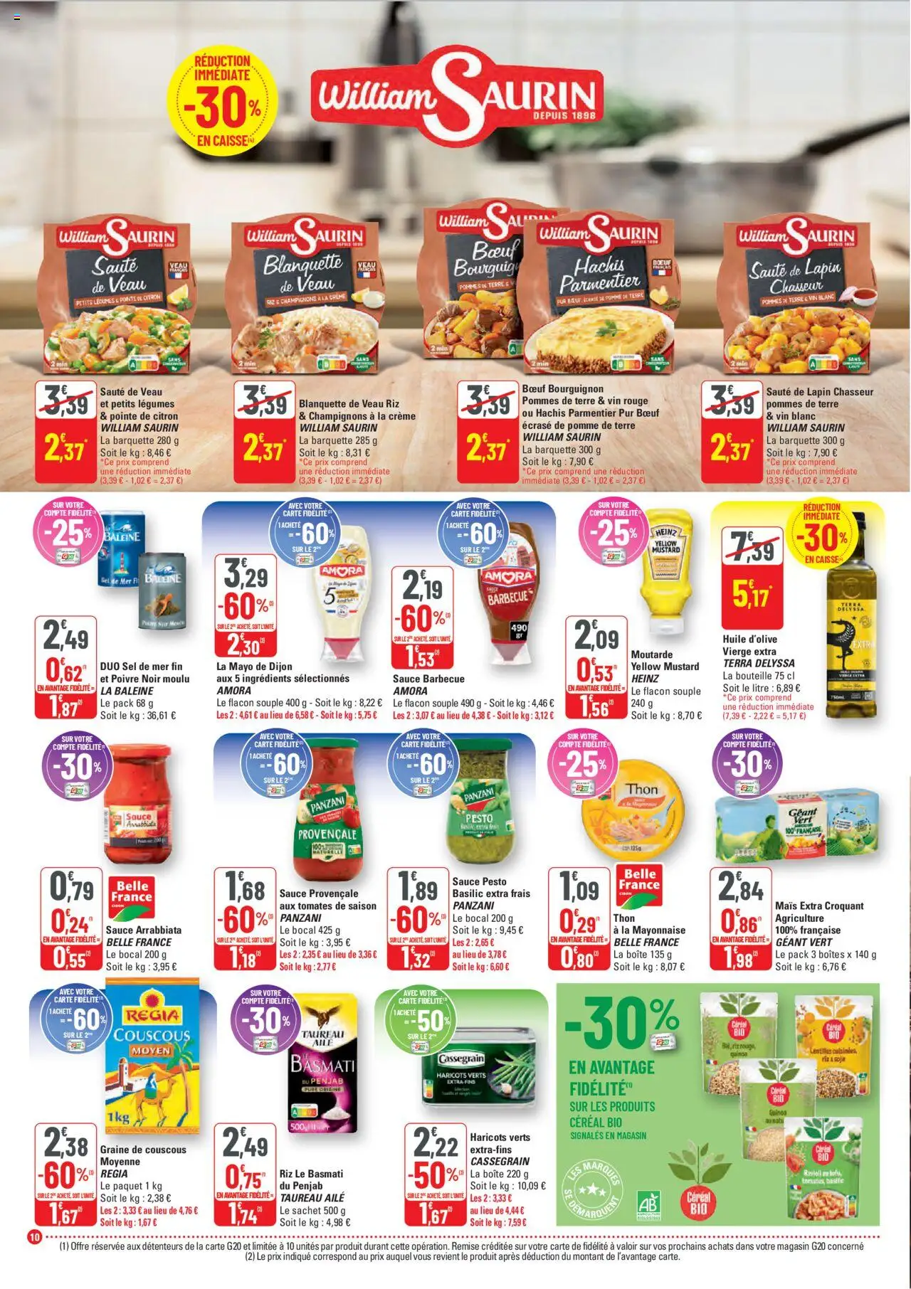  | Page: 11 | Produits: Haricots verts, Huile, Tomates, Riz