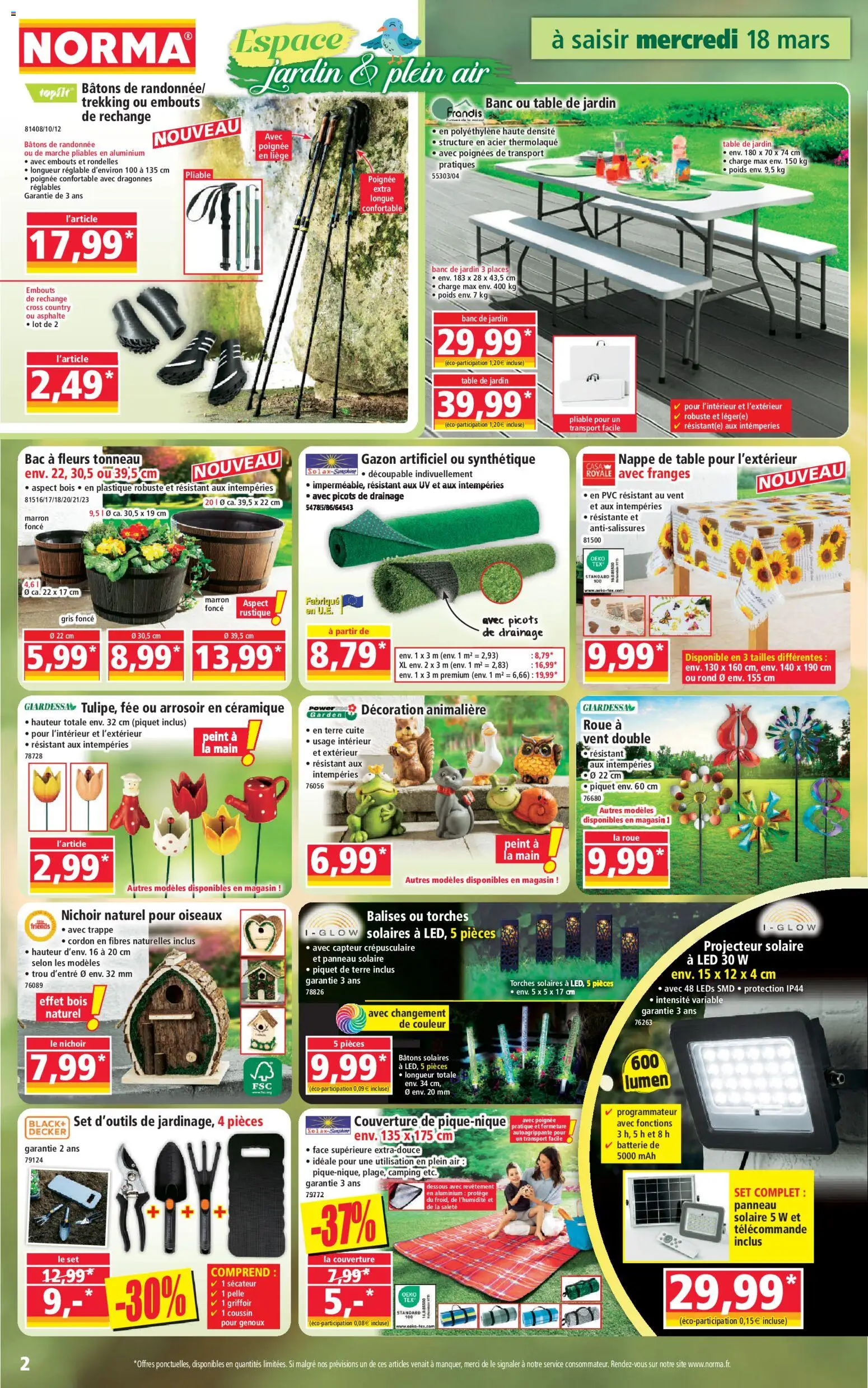 {H1} | Page: 2 | Produits: Table de jardin, Table, Nappe, Le nichoir