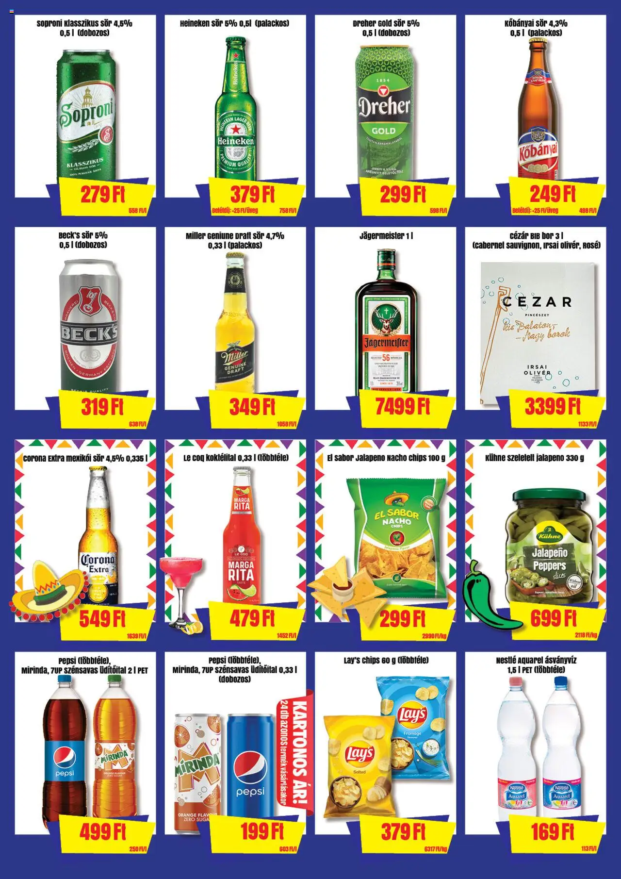 Magnetic akciós ujság - amely érvényes a következő dátumtól: 04.09.2025 | Oldal: 3 | Termékek: Jägermeister, Kisela pavlaka, Pepsi, Sör