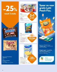  | Pagina: 18 | Producten: Pudding, Kinder, Twix, Kan