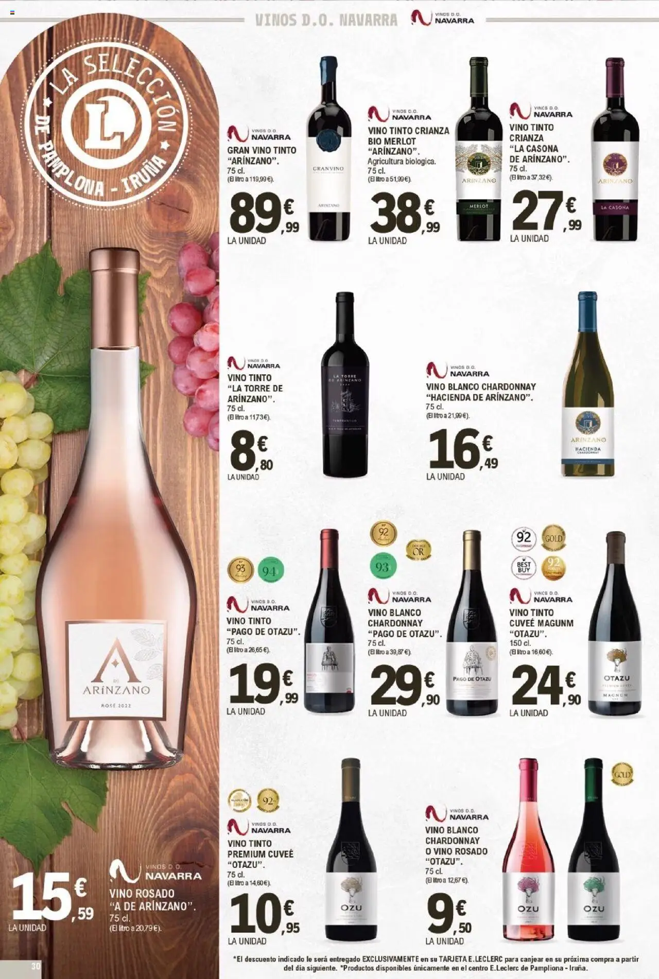 E.Leclerc folleto │ válido desde el 01.10.2025 | Página: 30 | Productos: Vino rosado, Vino