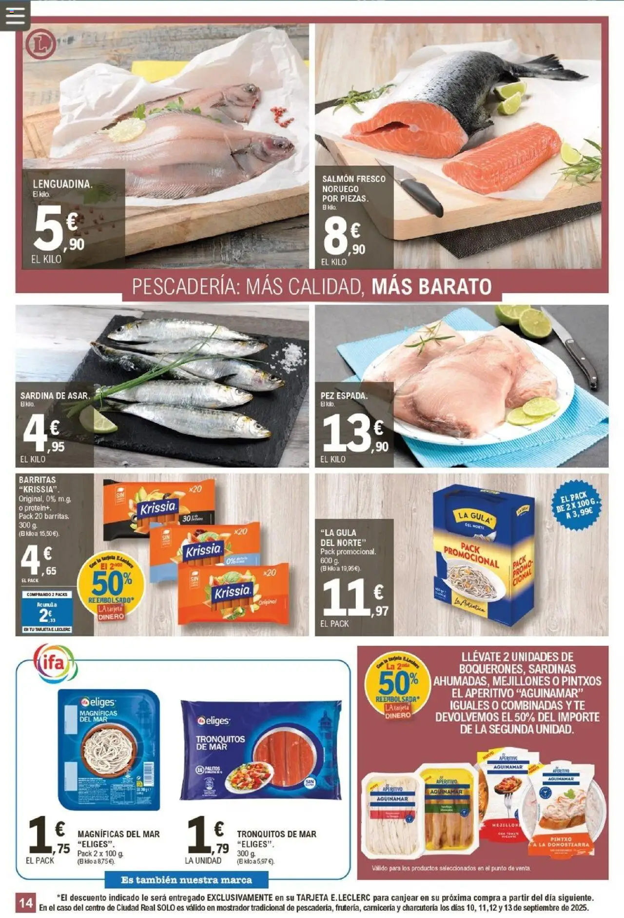 E.Leclerc folleto │ válido desde el 10.09.2025 | Página: 14 | Productos: Té
