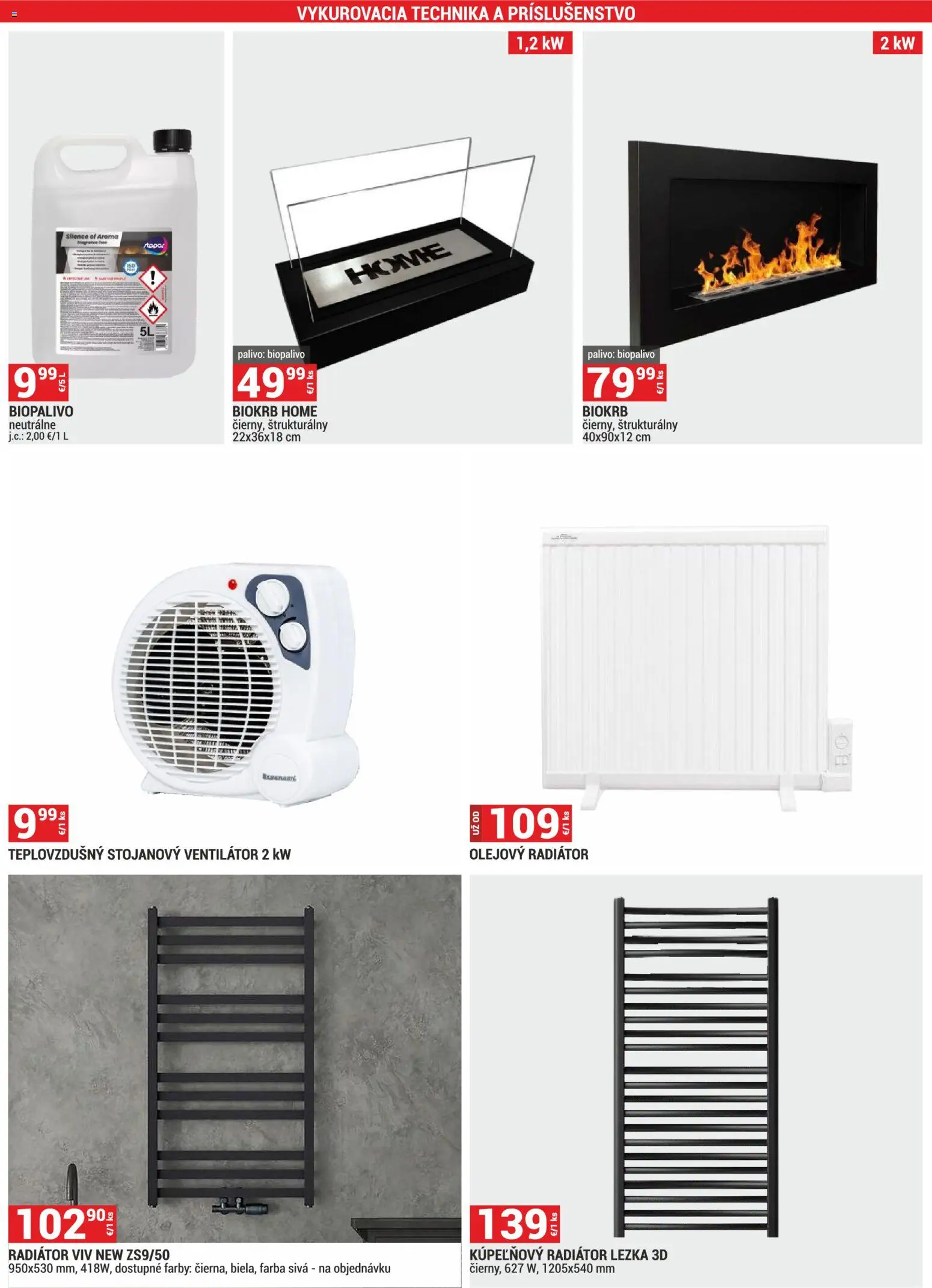 Nové Merkury Market akcie – leták je platný od 01.02.2026 | Strana: 8 | Produkty: Ventilátor, Radiator