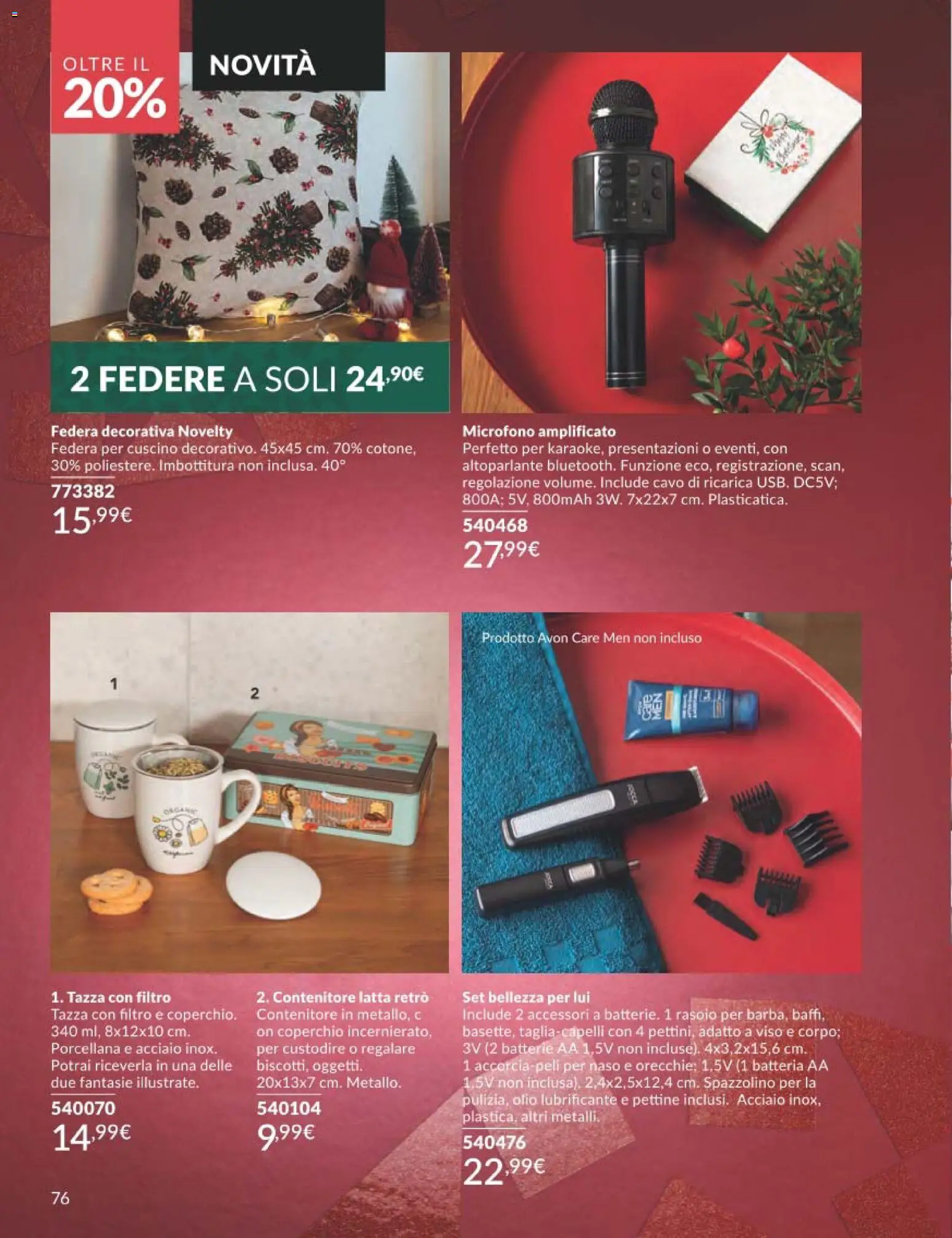 Volantino Avon del 01.11.2025 | Pagina: 76