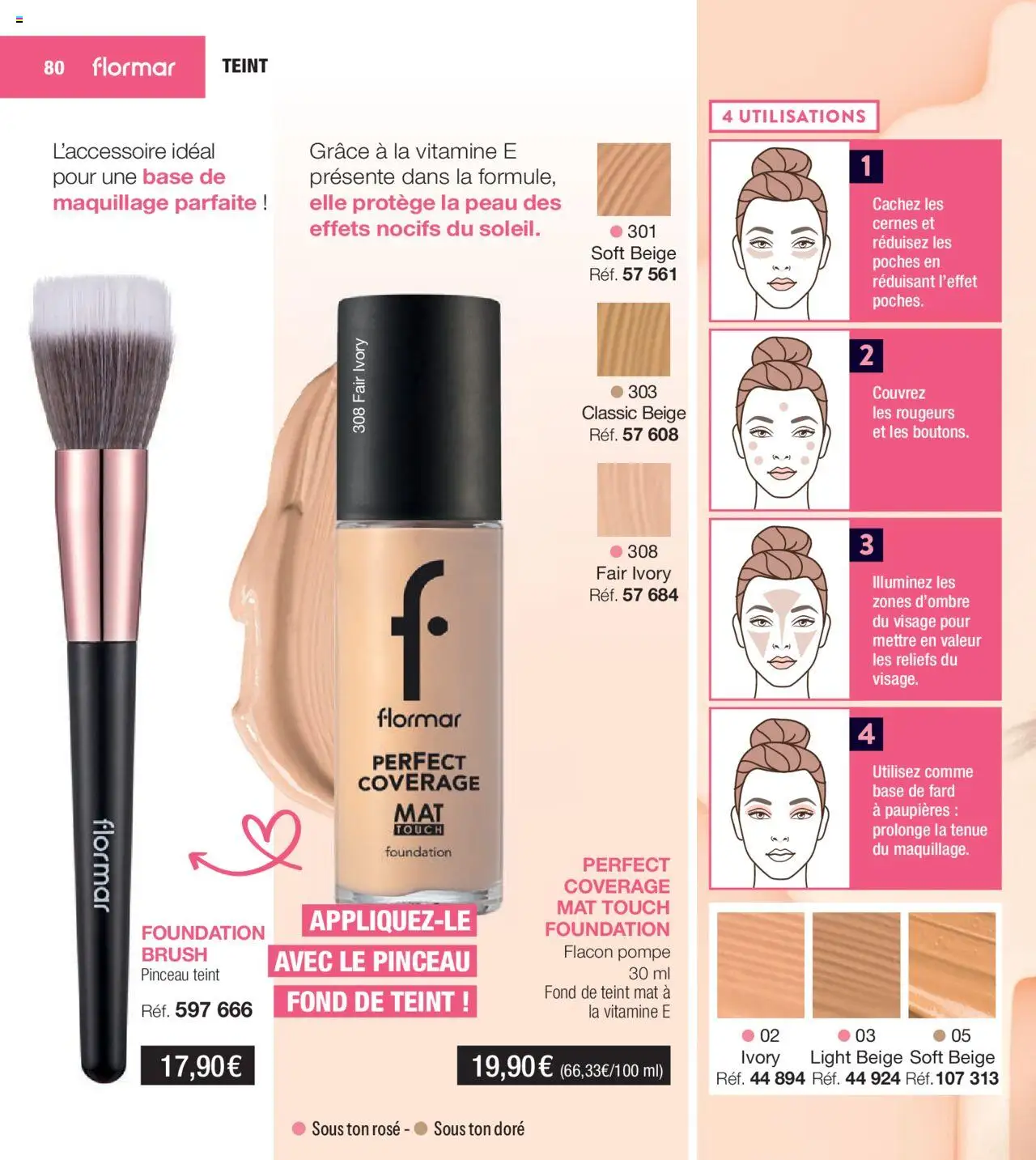  | Page: 80 | Produits: Base, Maquillage, Fard à paupières, Fond de teint