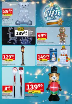 Pogląd oferty "Auchan Gazetka - Zabawki Święta jak babcię kocham Hipermarket" - ważna od 06.11.2025 | Strona: 63
