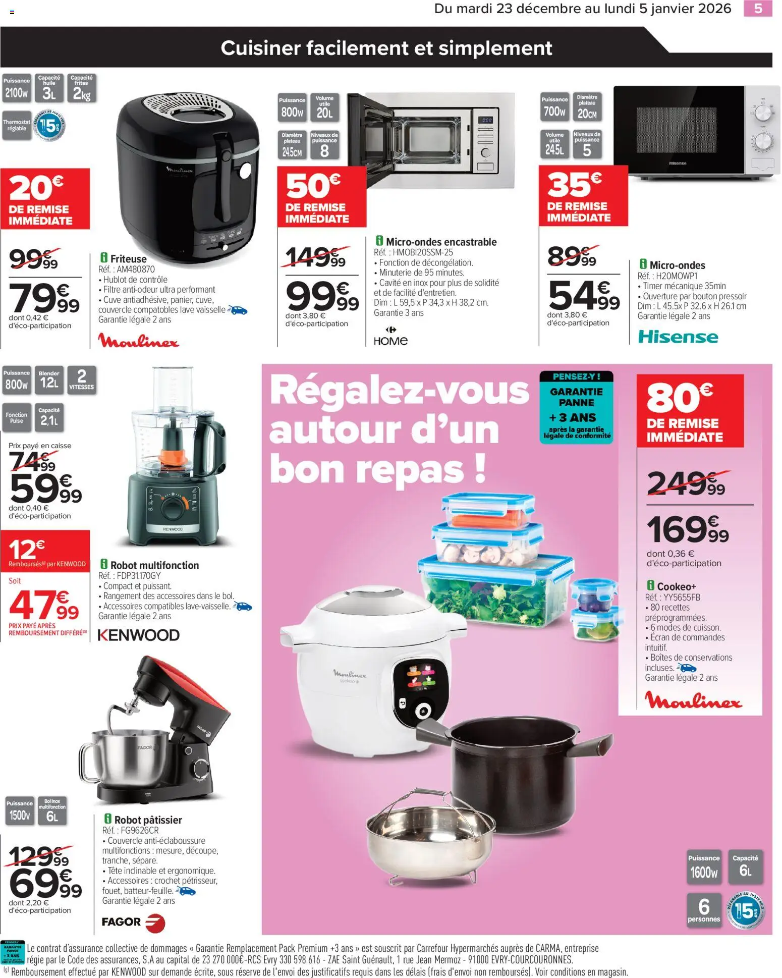 {H1} | Page: 7 | Produits: Cookeo, Robot, Bol, Huile