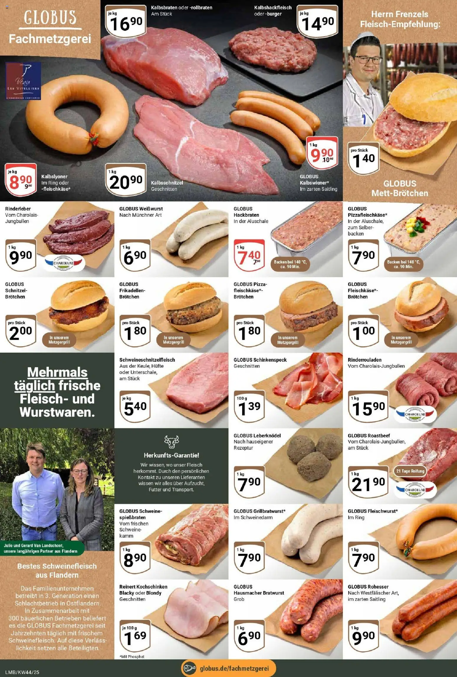 Globus prospekt Limburg	 – gültig ab 26.10.2025 | Seite: 10 | Produkte: Roastbeef, Wurst, Pizza, Fleisch