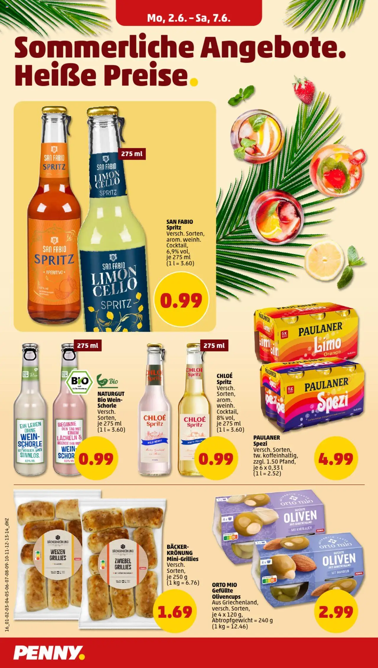 Penny Prospekt 	 - gültig ab dem 02.06.2025 | Seite: 16 | Produkte: Cola, Paulaner spezi, Knoblauch, Paulaner