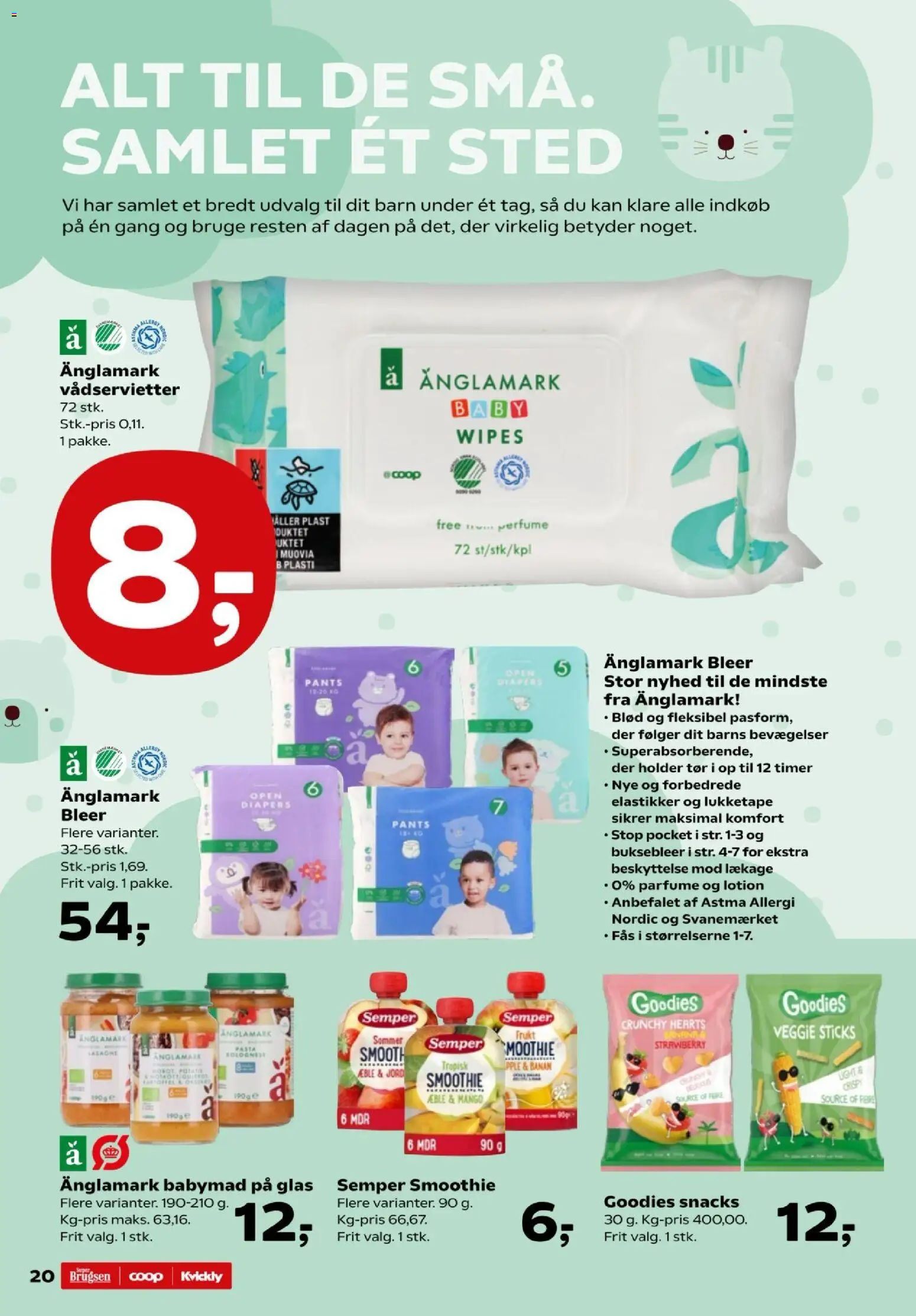 Kvickly tilbudsavis – gyldig fra 06.03.2026 | Side: 21 | Produkter: Mango, Pasta, Smoothie, Carpete