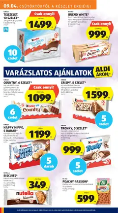 Aldi akciós ujság - amely érvényes a következő dátumtól: 04.09.2025 | Oldal: 24