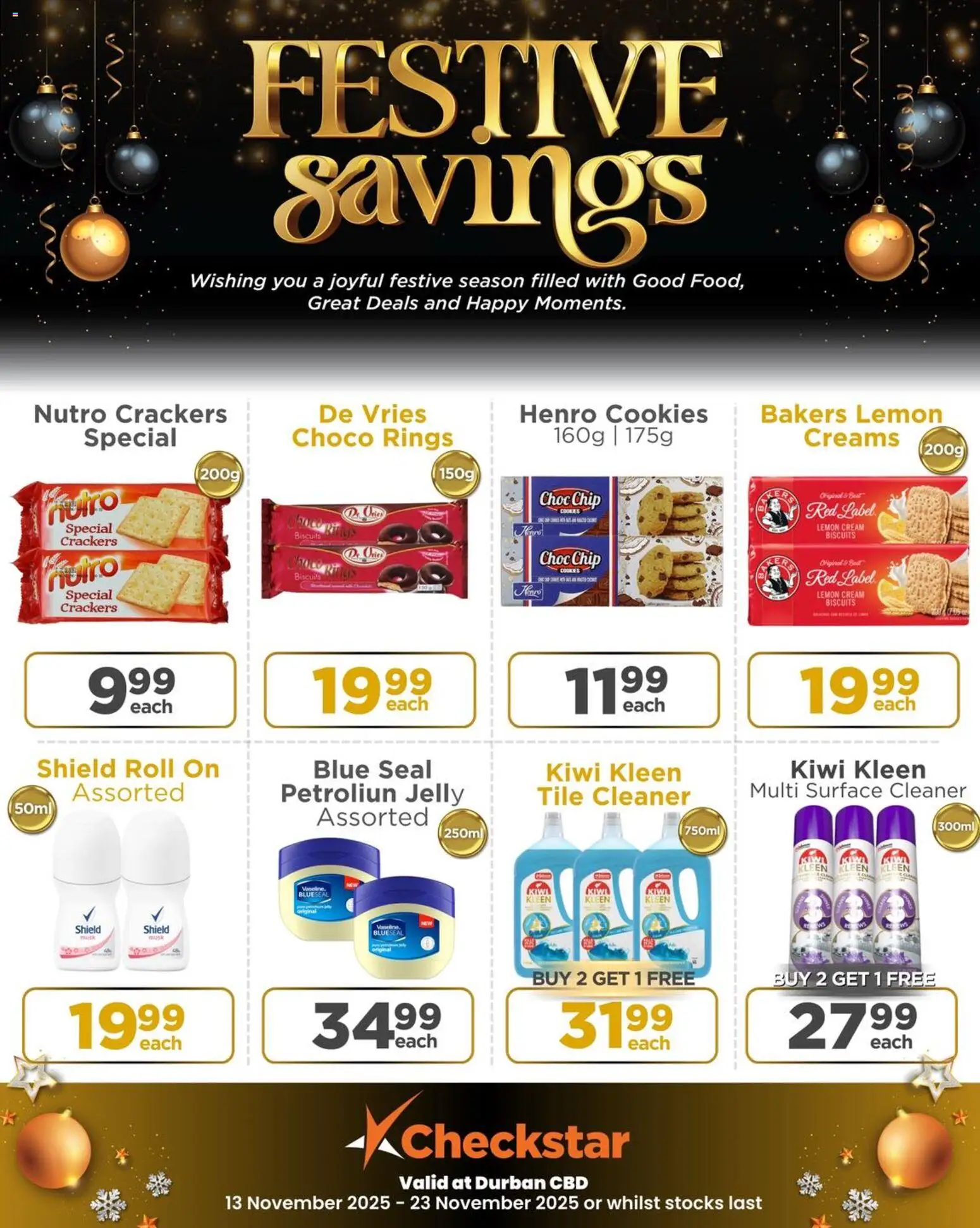 New Check Star catalogue – valid from 13.11.2025 | Page: 2 | Products: Biscuits, Cream, Cookies, Lemon