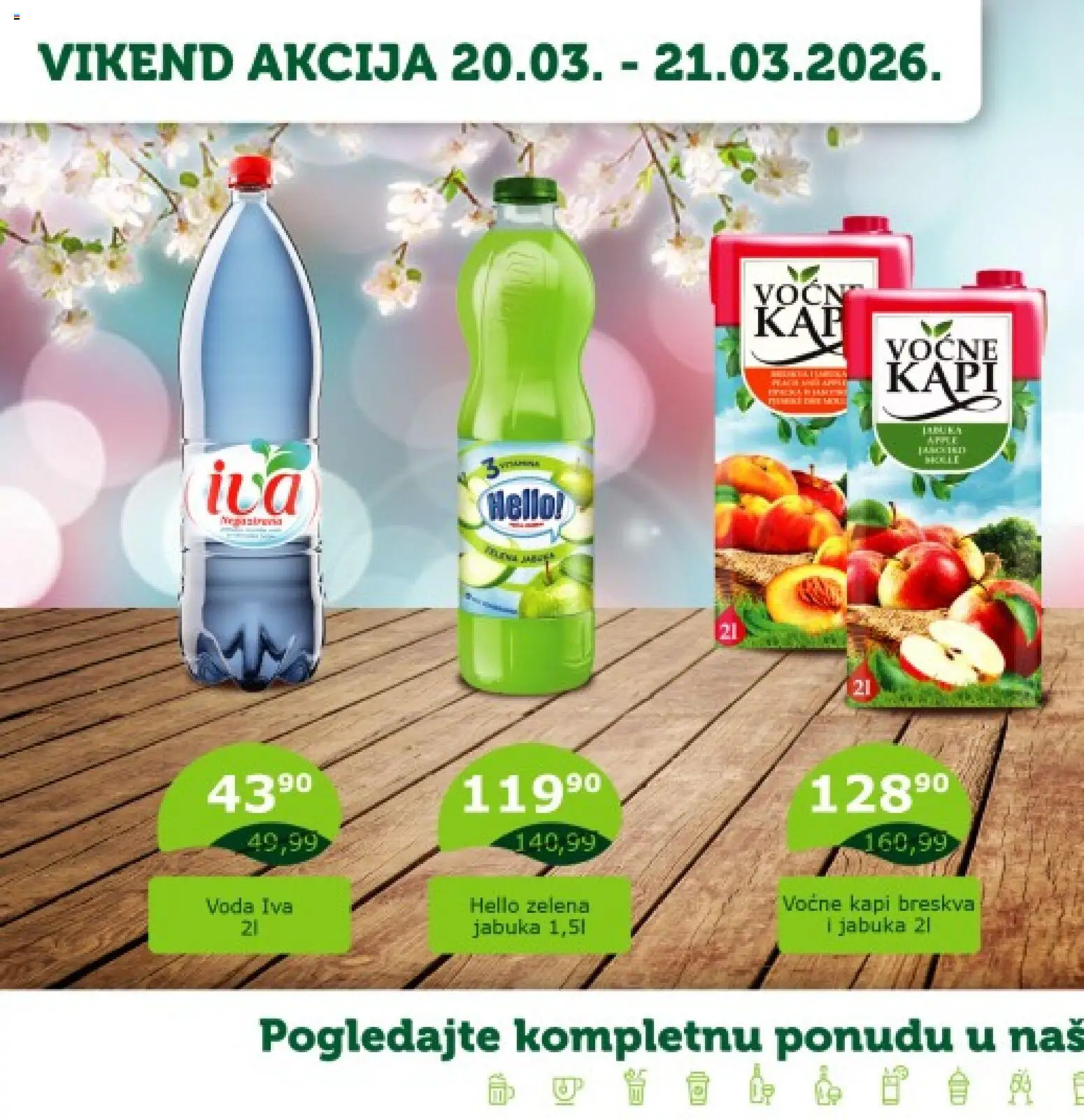 Valor katalog - važi od 20.03.2026 | Strana: 1 | Proizvode: Voda, Breskva