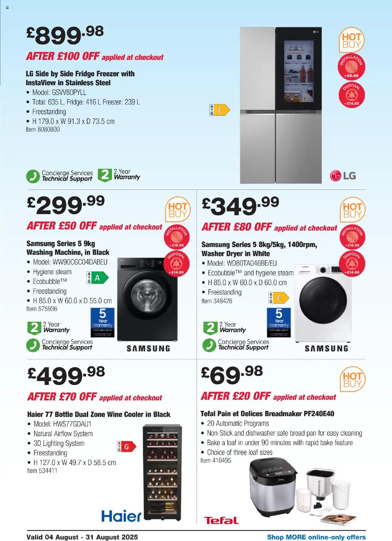  | Page: 36 | Products: Bread, Wine, Samsung, Dryer