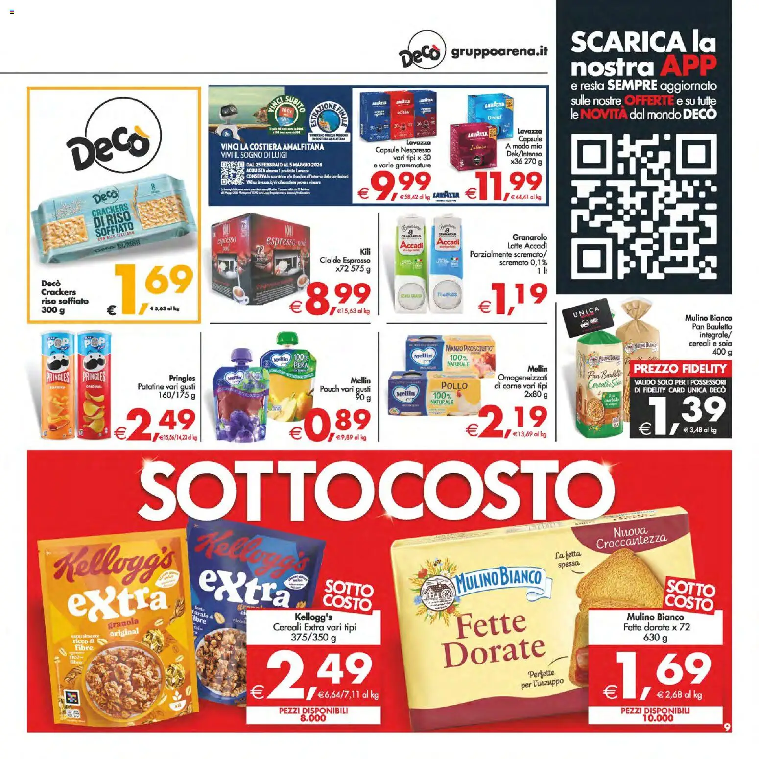 Volantino Decò del 06.03.2026 | Pagina: 11 | Prodotti: Pollo, Patatine, Latte, Crackers