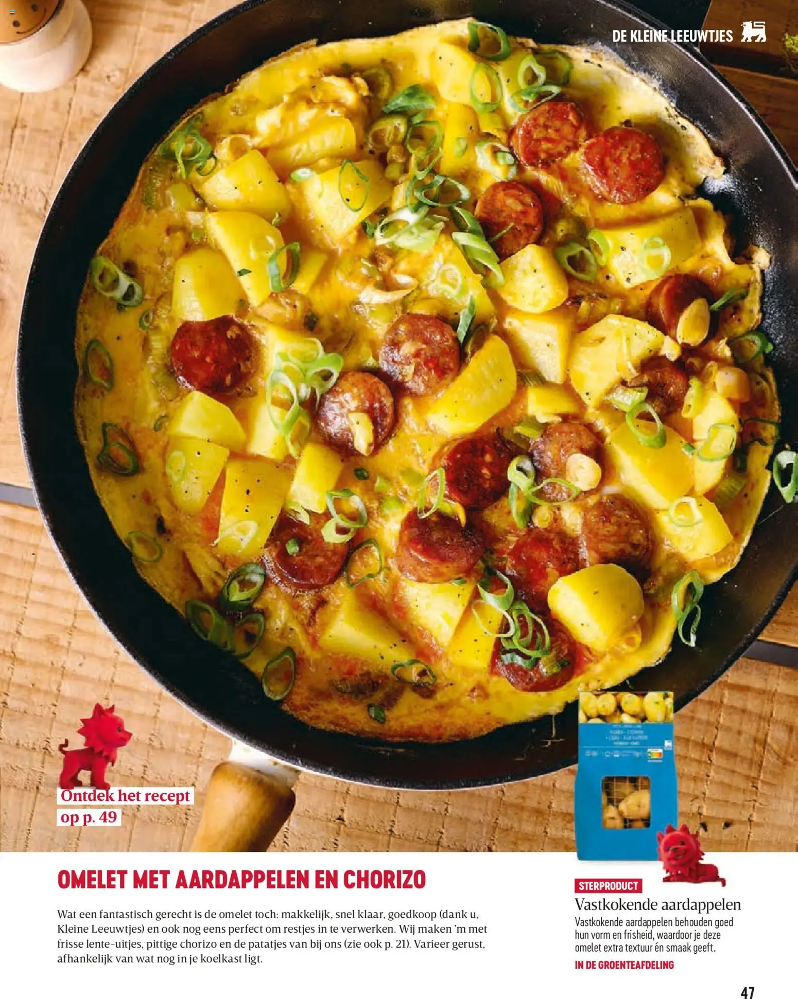 {H1} | Pagina: 47 | Producten: Chorizo, Koelkast