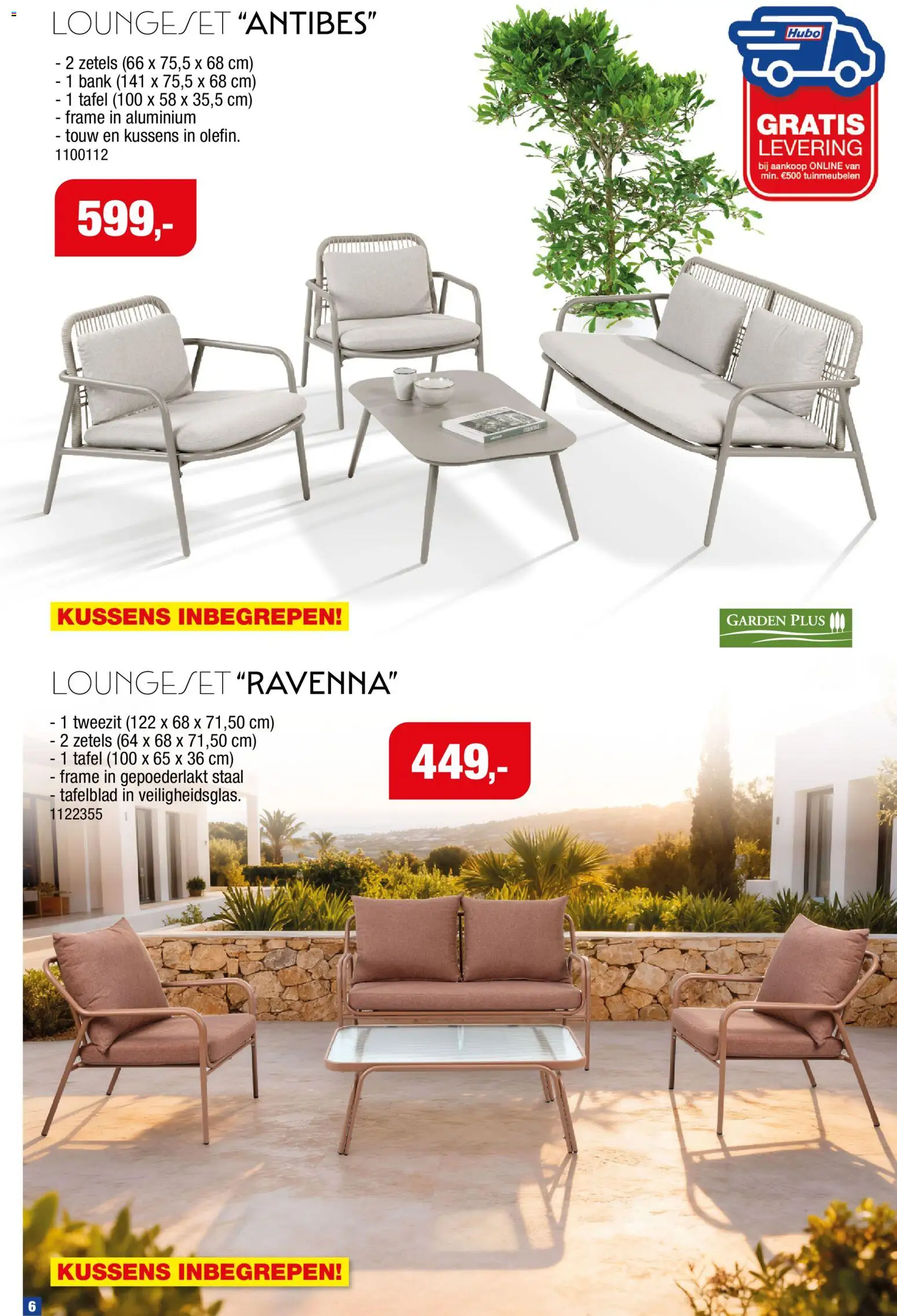 {H1} | Pagina: 6 | Producten: Kussens, Bank, Tafel