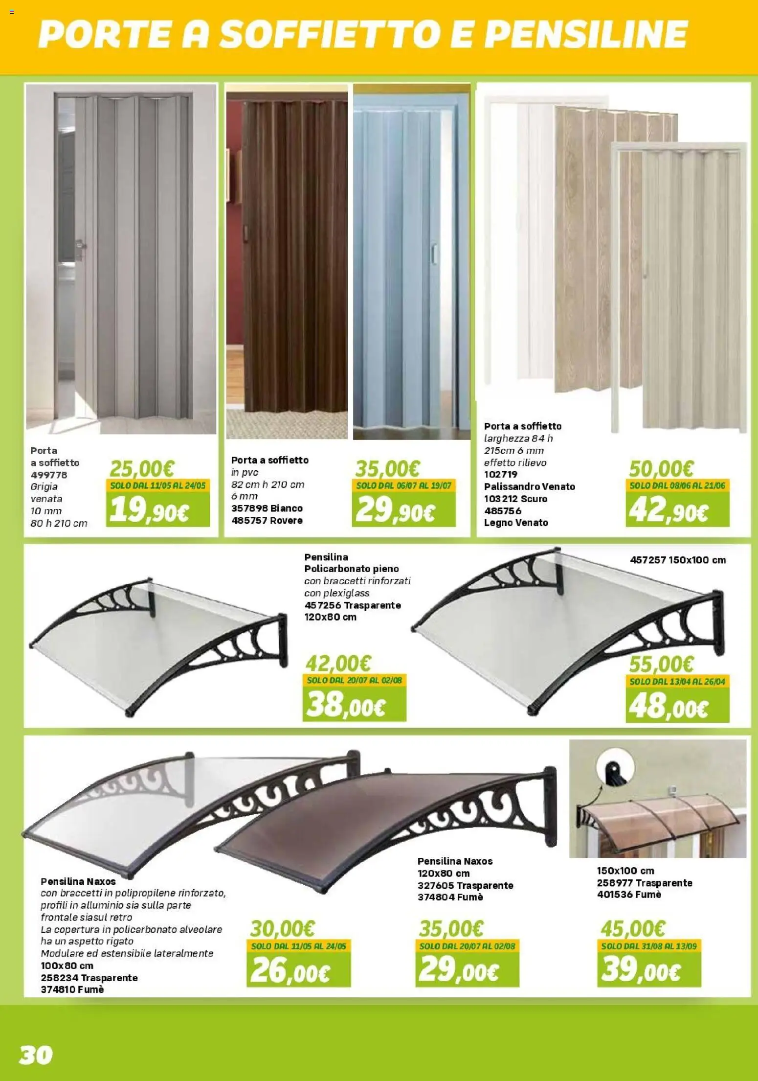 Volantino Orizzonte del 10.04.2026 | Pagina: 30 | Prodotti: Alluminio