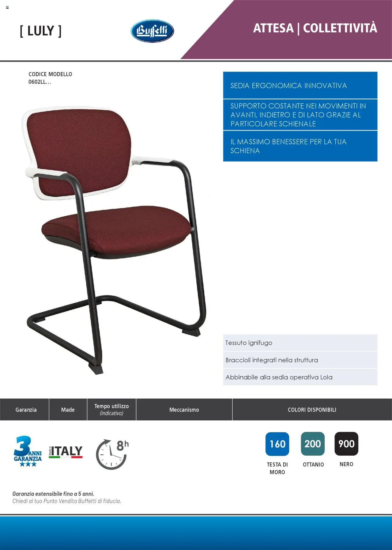 Volantino Buffetti del 28.06.2025 | Pagina: 167 | Prodotti: Braccioli, Sedia