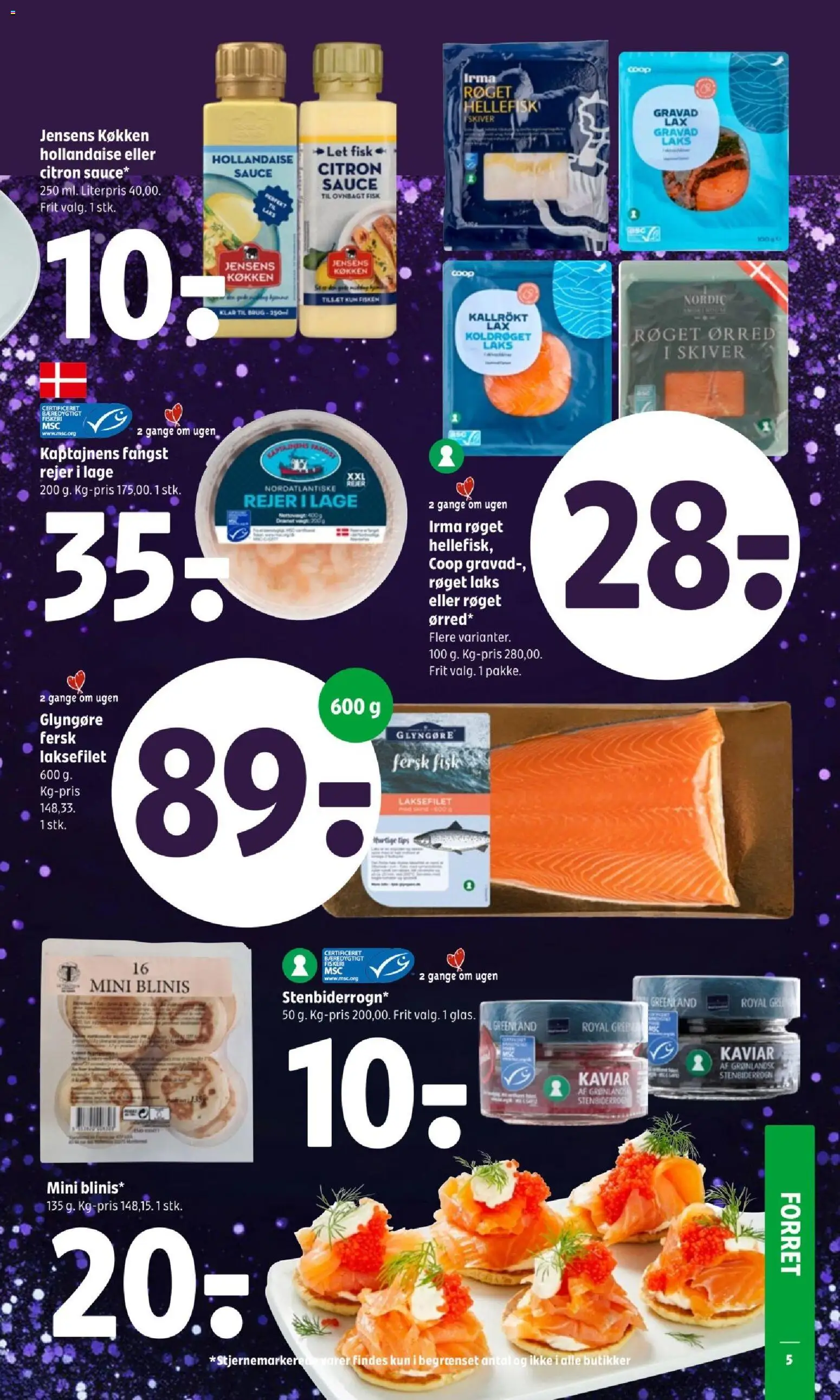 Coop 365 tilbudsavis – gyldig fra 27.12.2025 | Side: 7 | Produkter: Fisk, Rejer