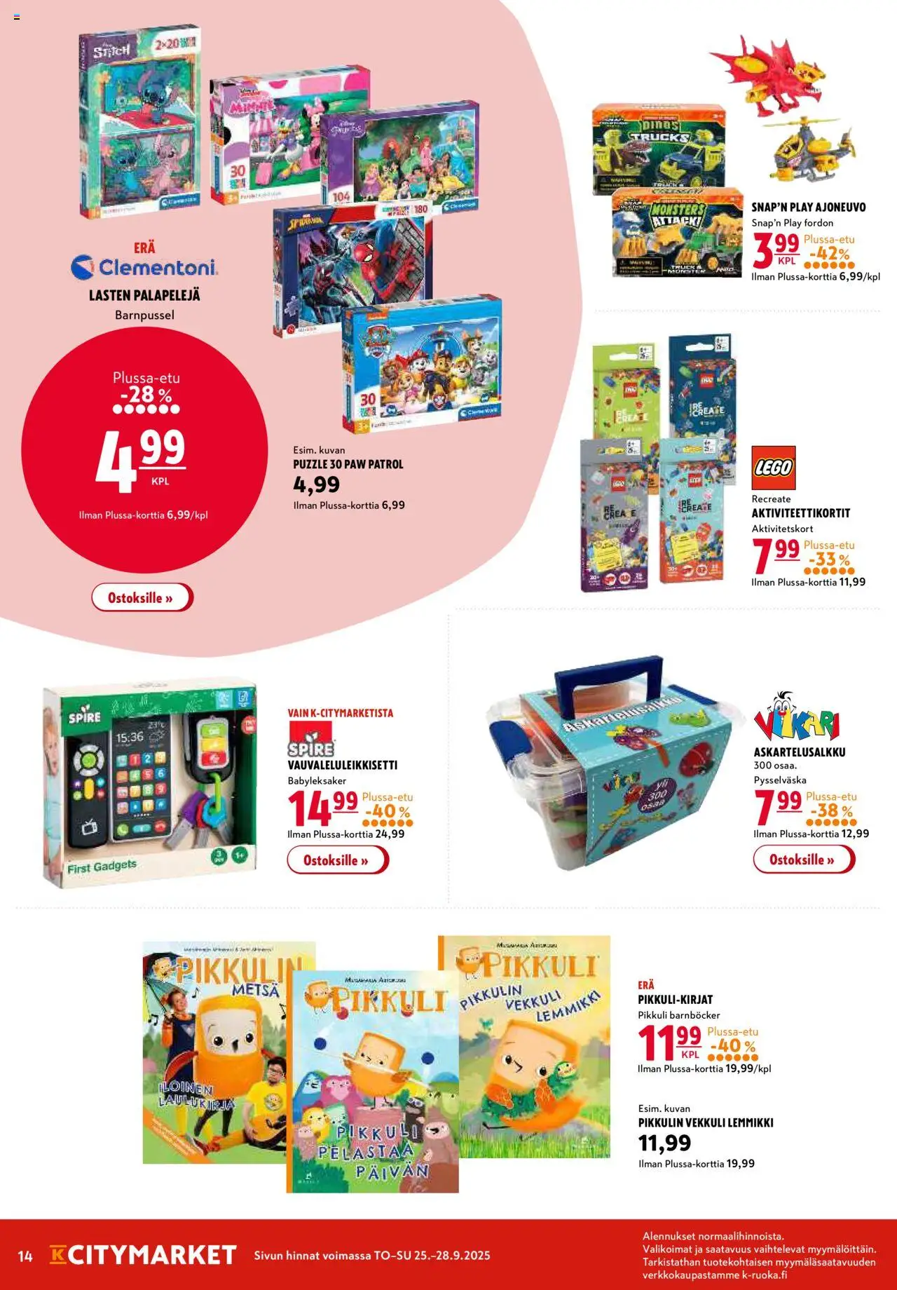 K-Citymarket tarjoukset – voimassa 25.09.2025 alkaen | Sivu: 14